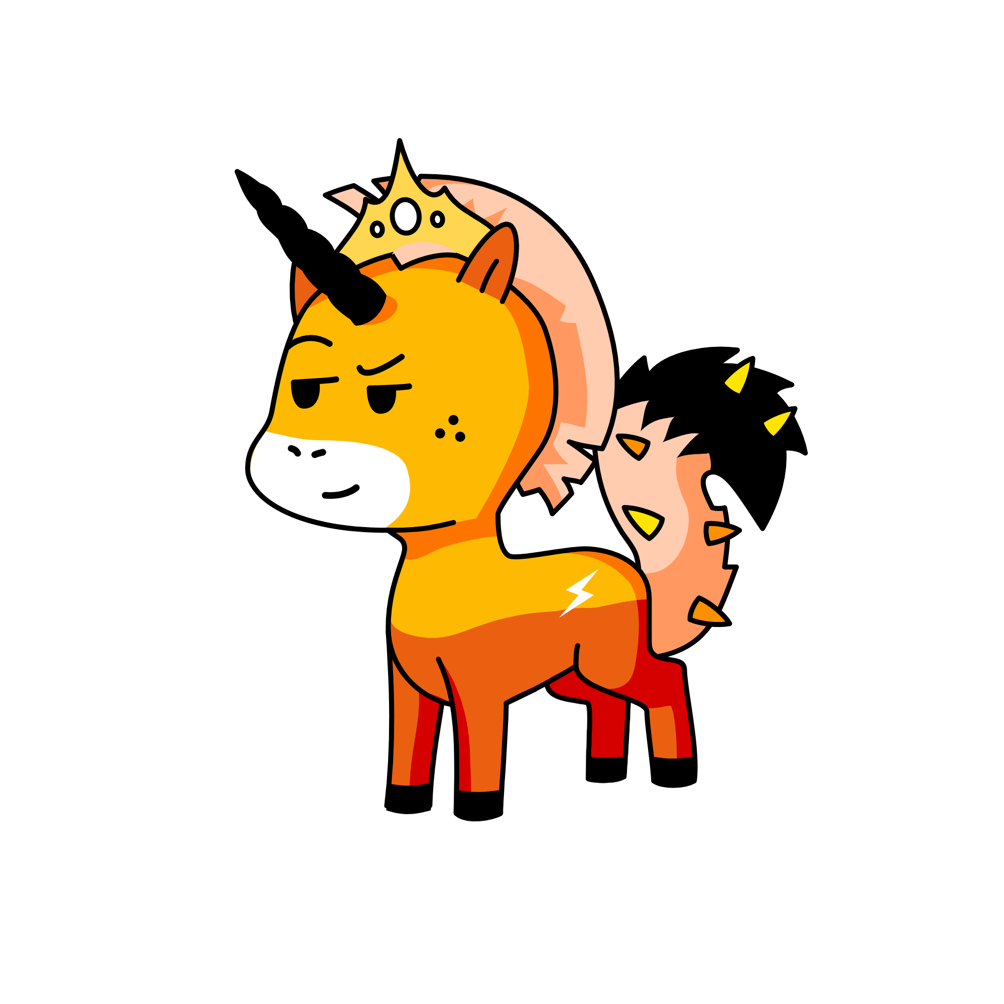 Prince Hawk, the unicorn