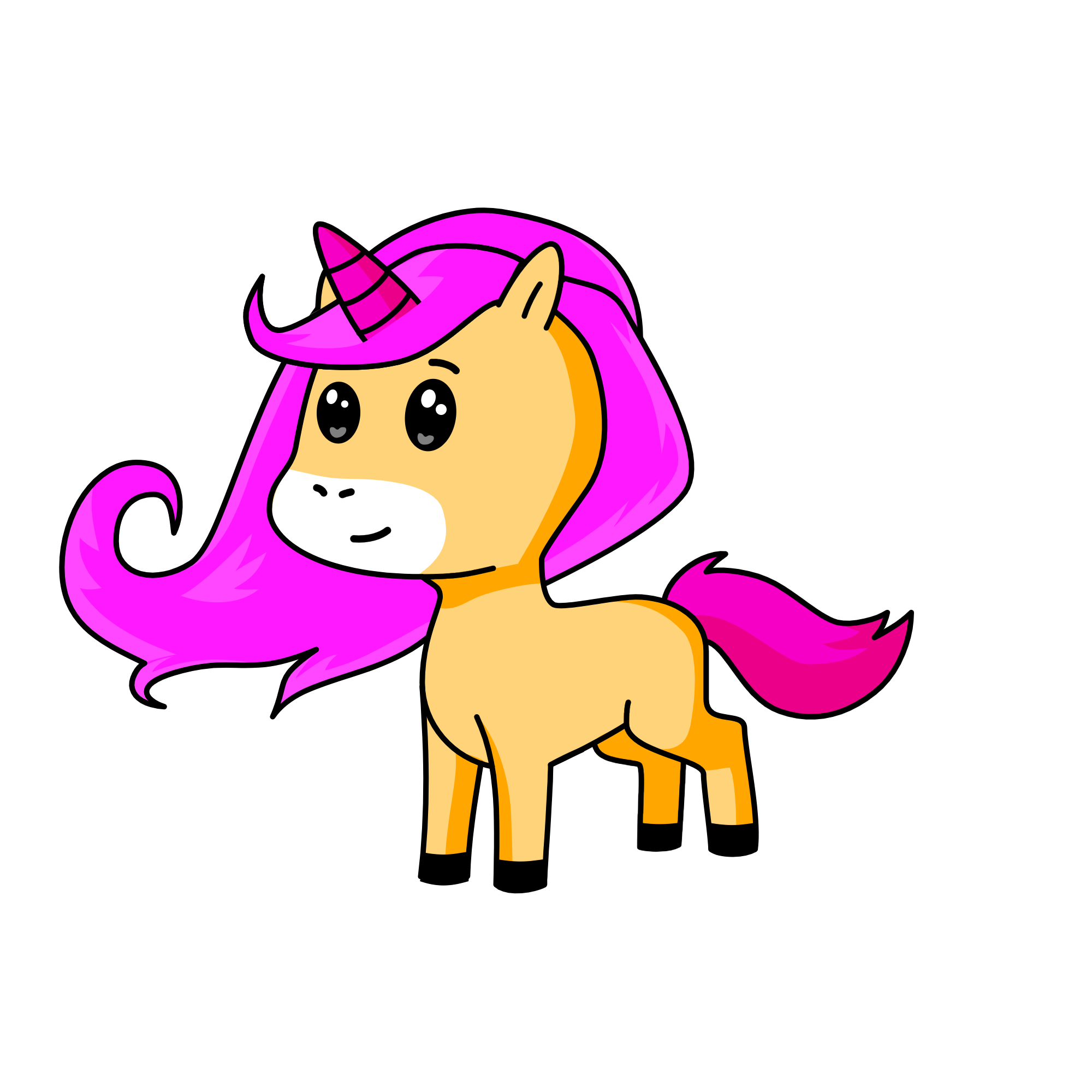 Starfire 🌟 🔥, the unicorn