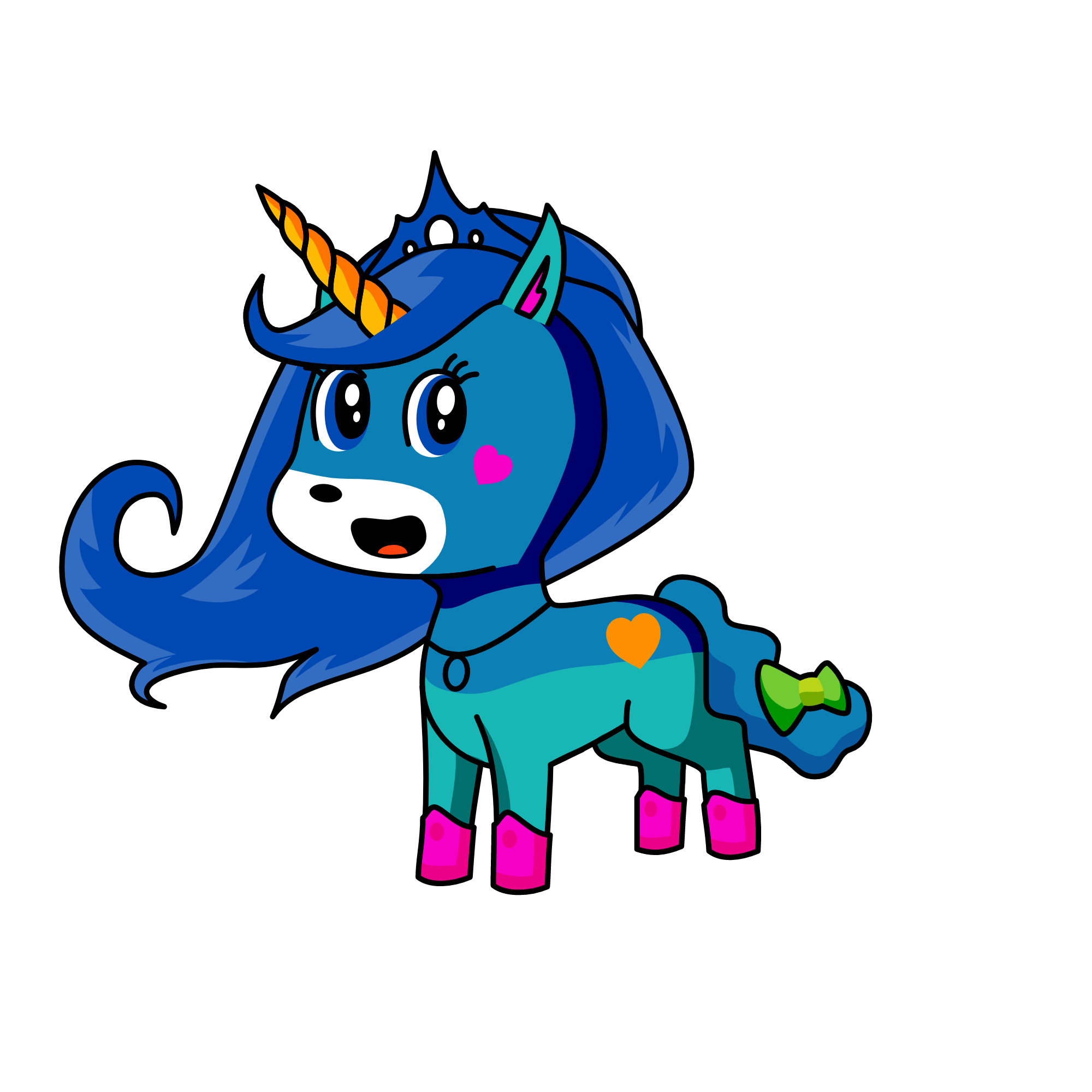 pinsa .tolet jay, the unicorn