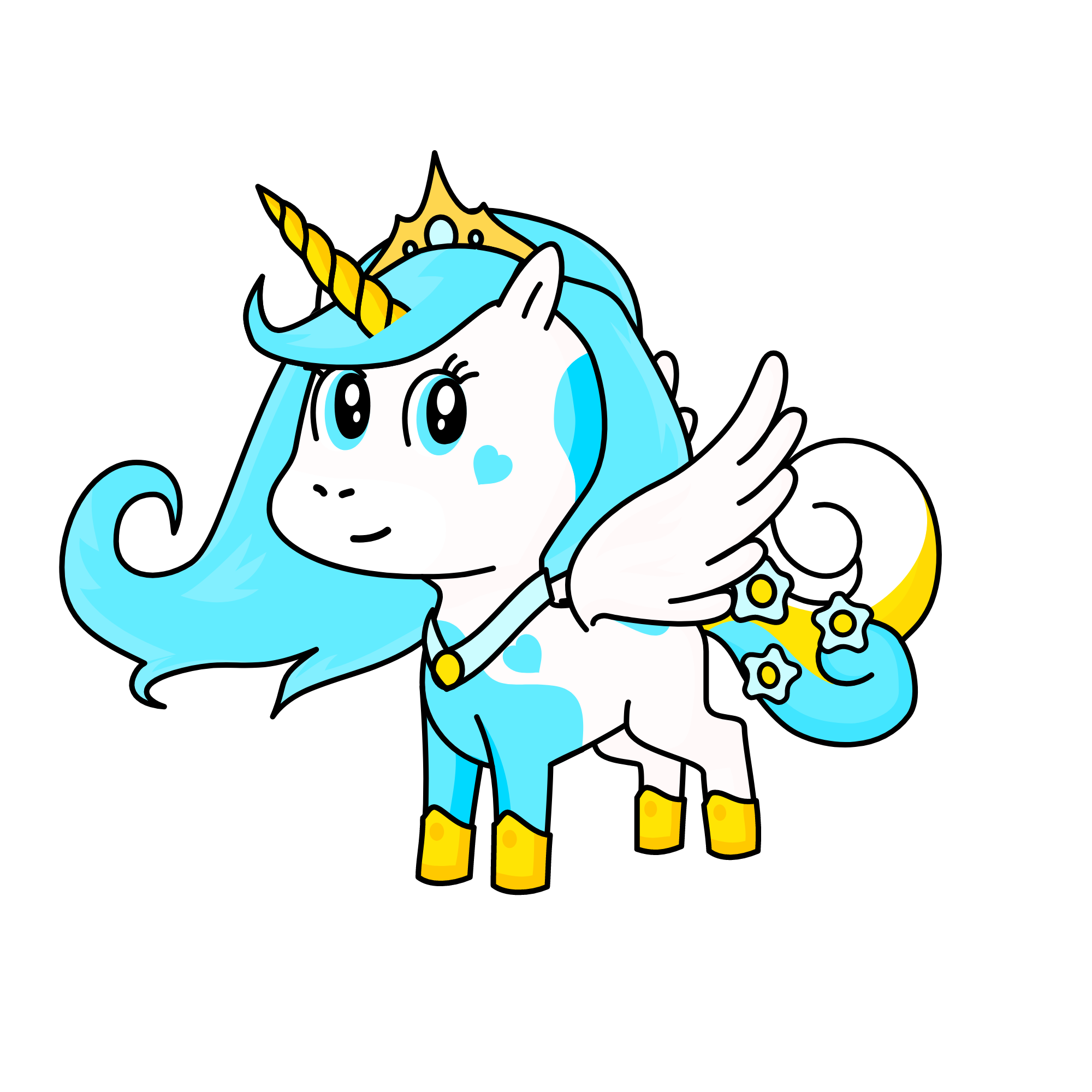 Destiny, the unicorn