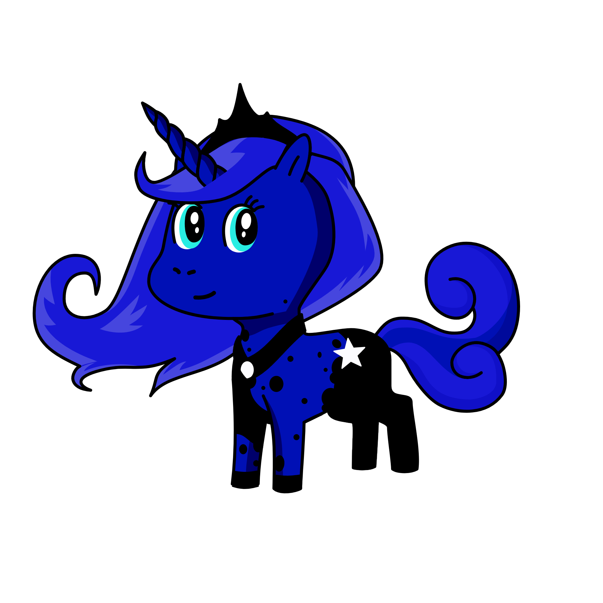 Princess Luna, the unicorn