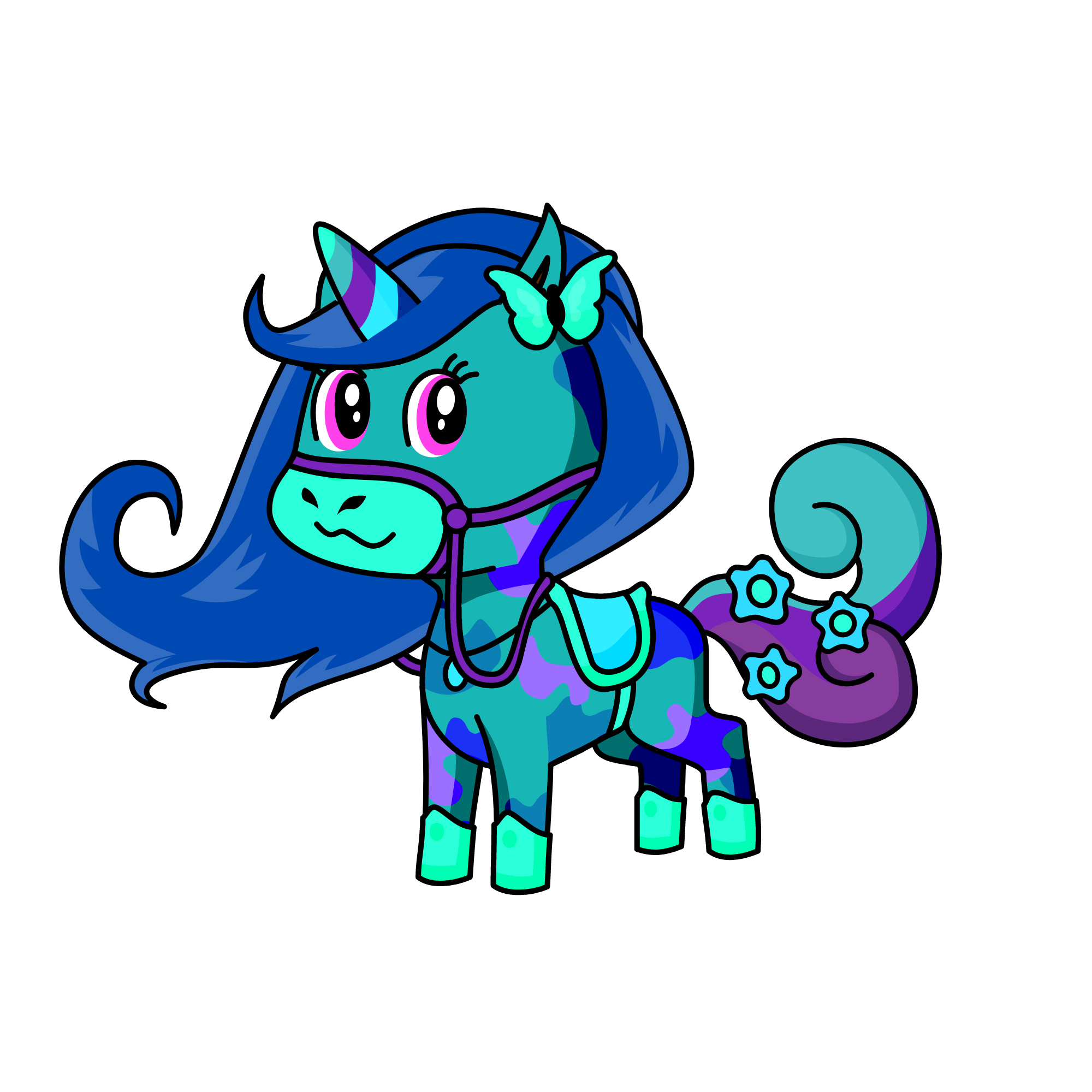 colorfulcolorful, the unicorn