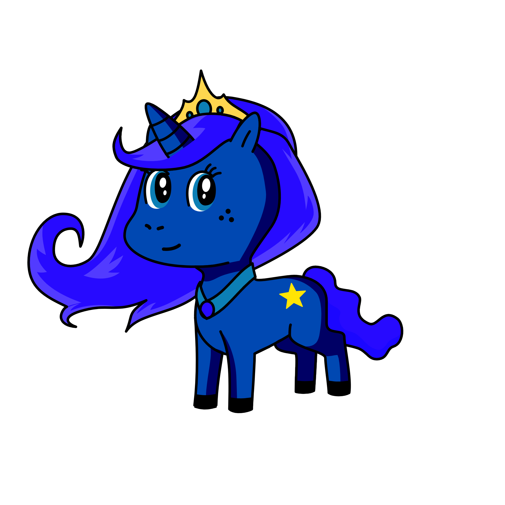 Luna, the unicorn