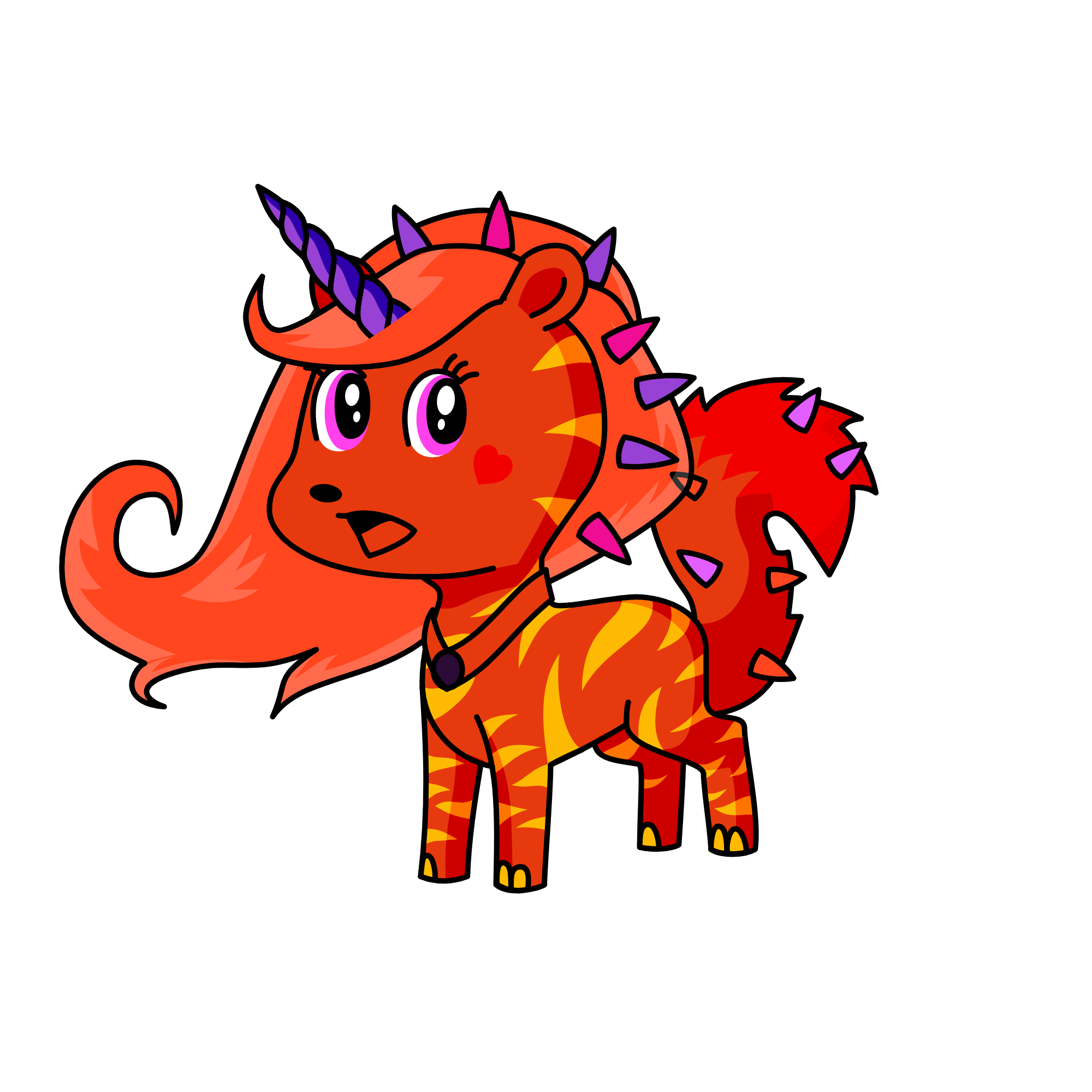 FLAME, the unicorn
