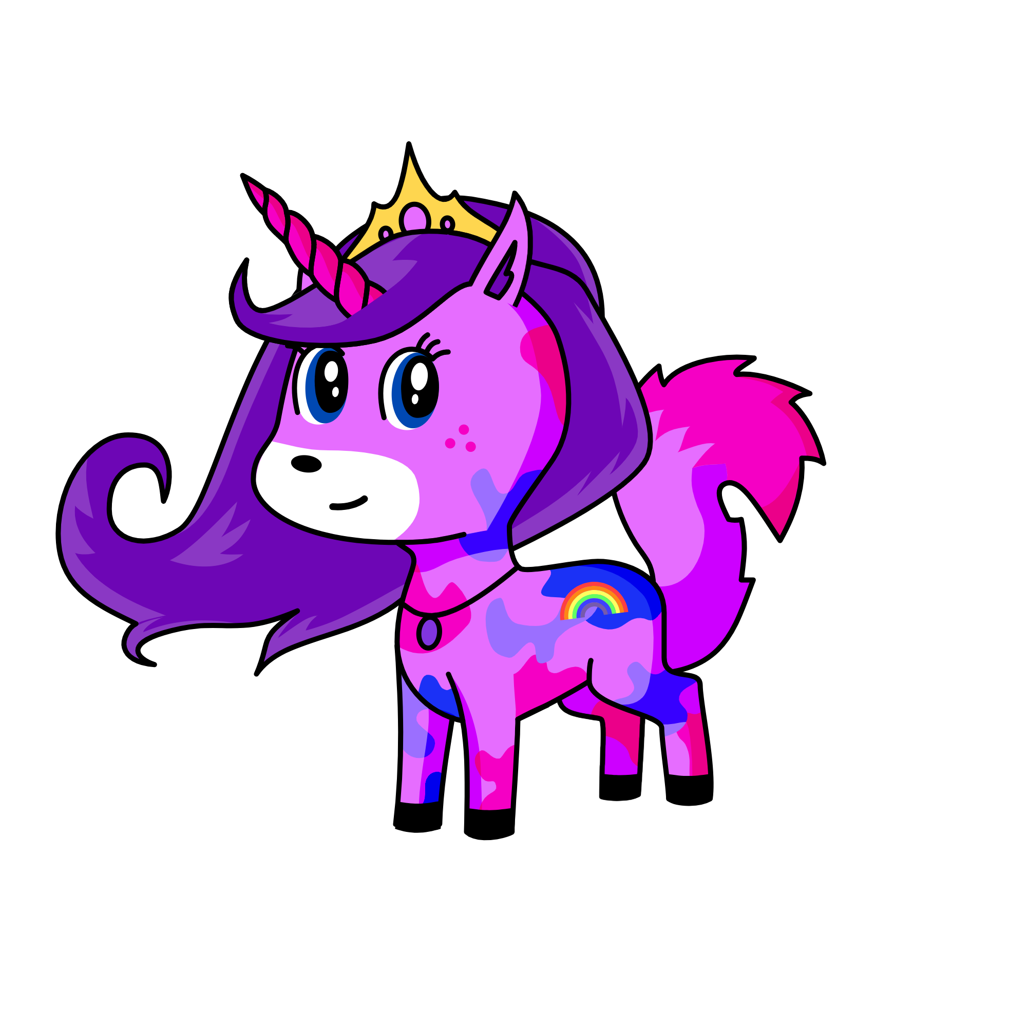 Queen Mika, the unicorn