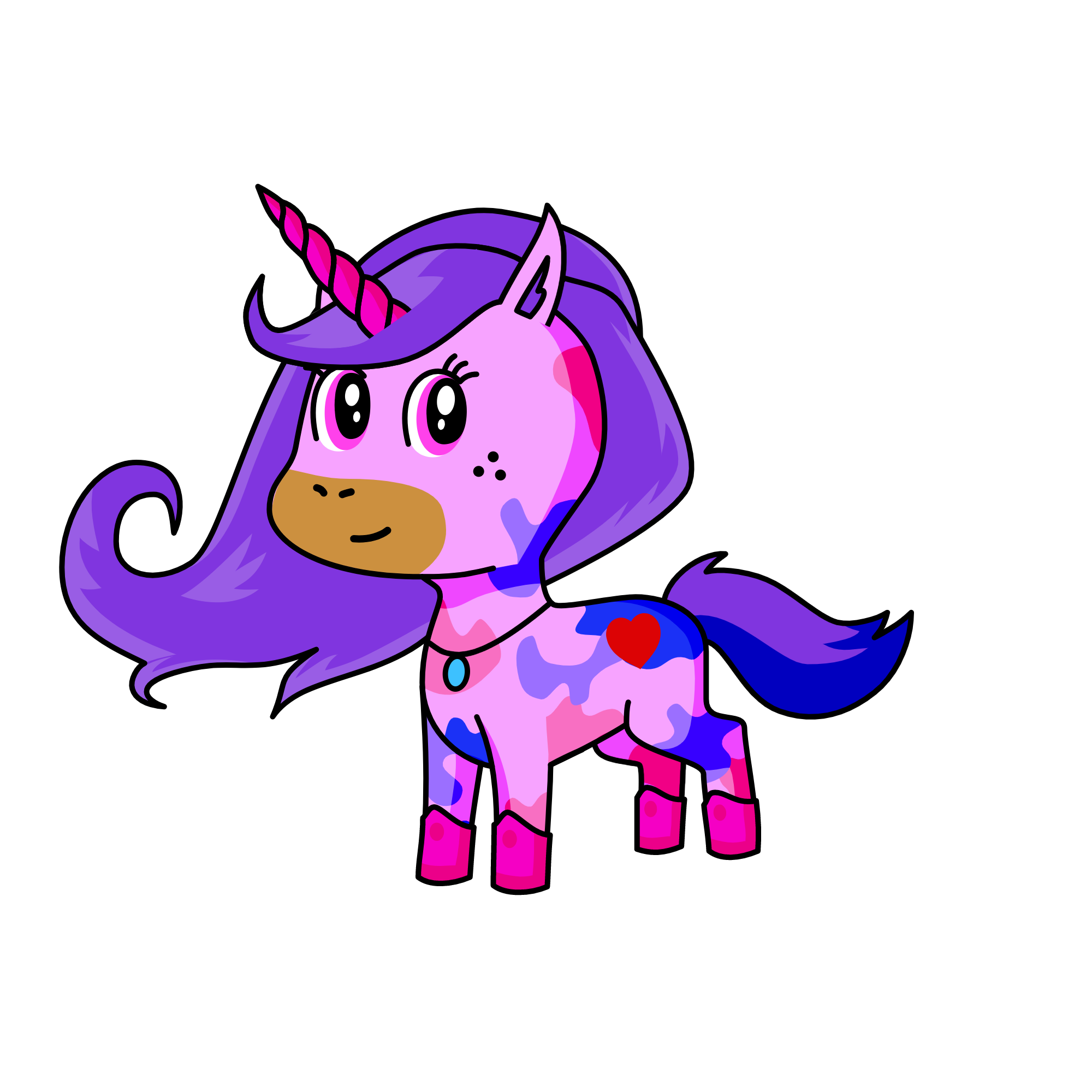 Evina, the unicorn