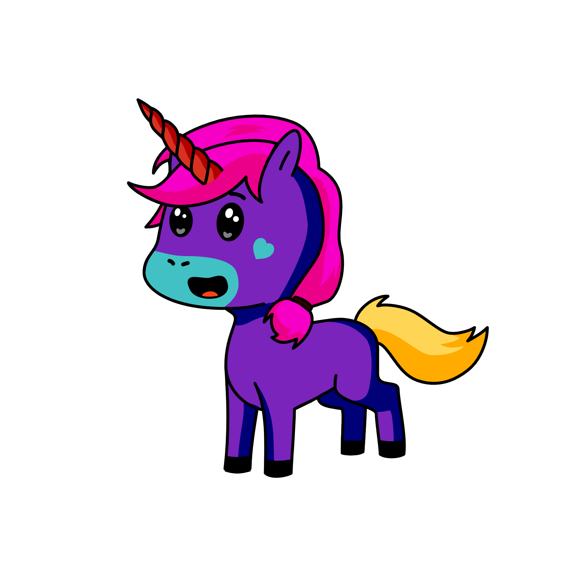 Super super crazy girl, the unicorn