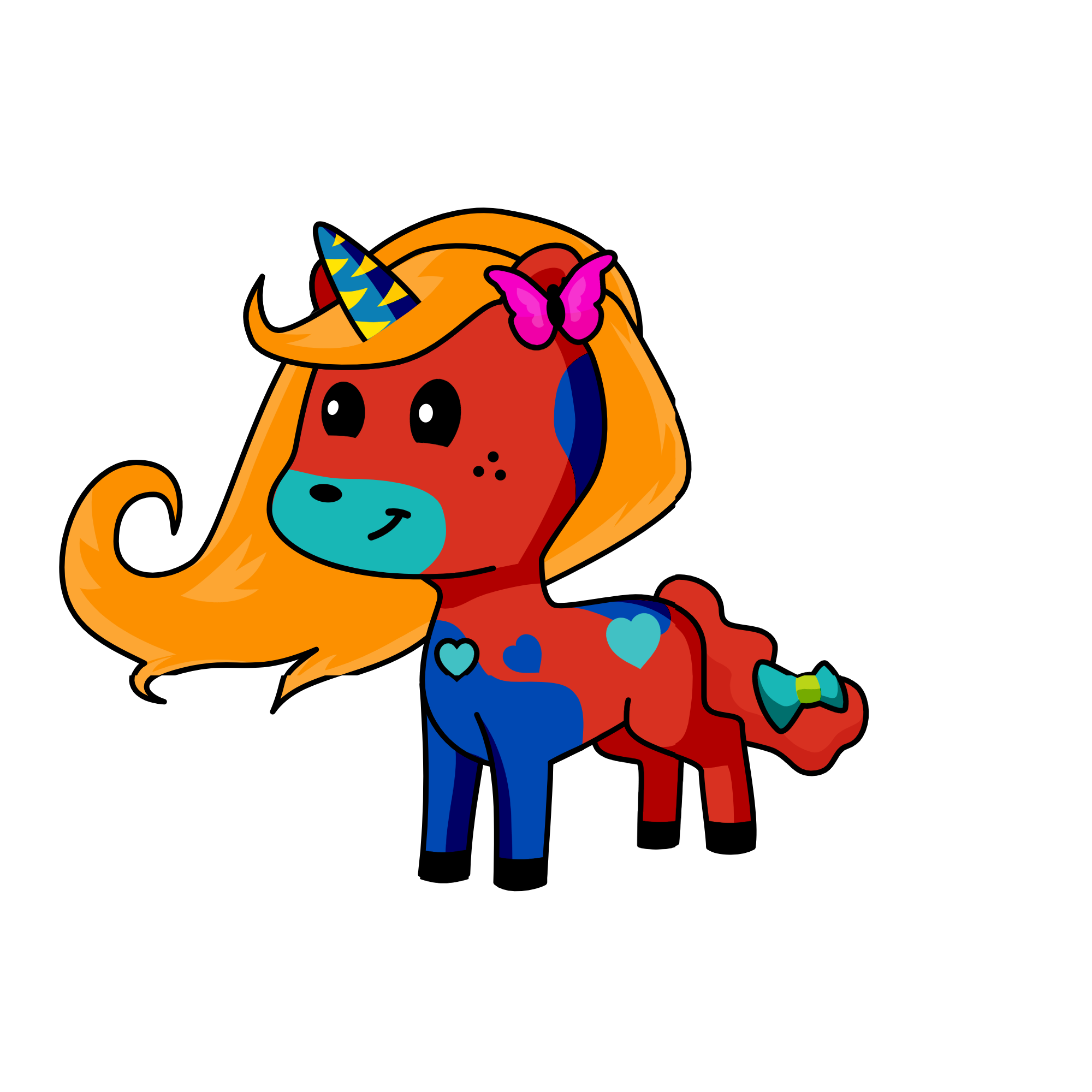 Random , the unicorn