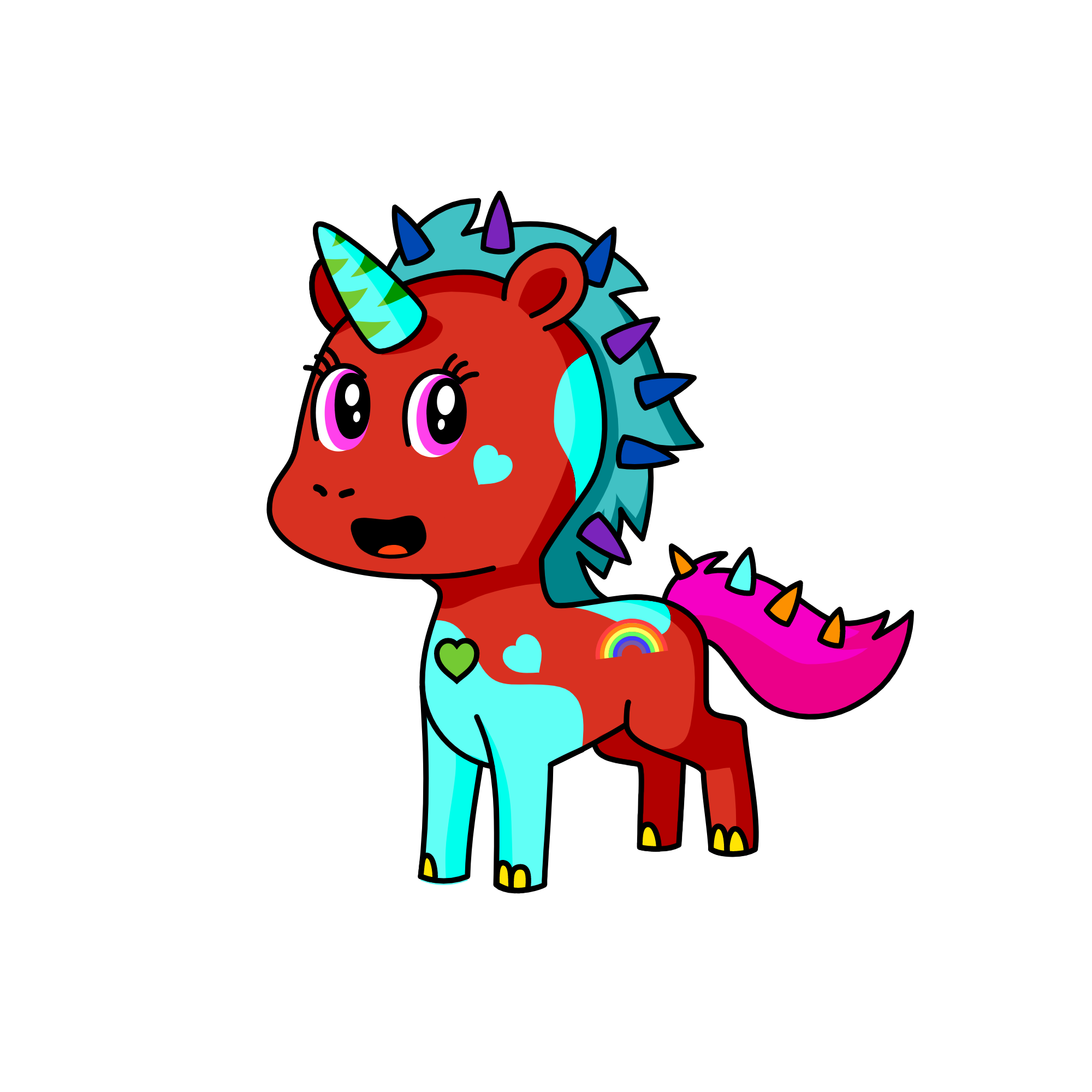 rainbow, the unicorn