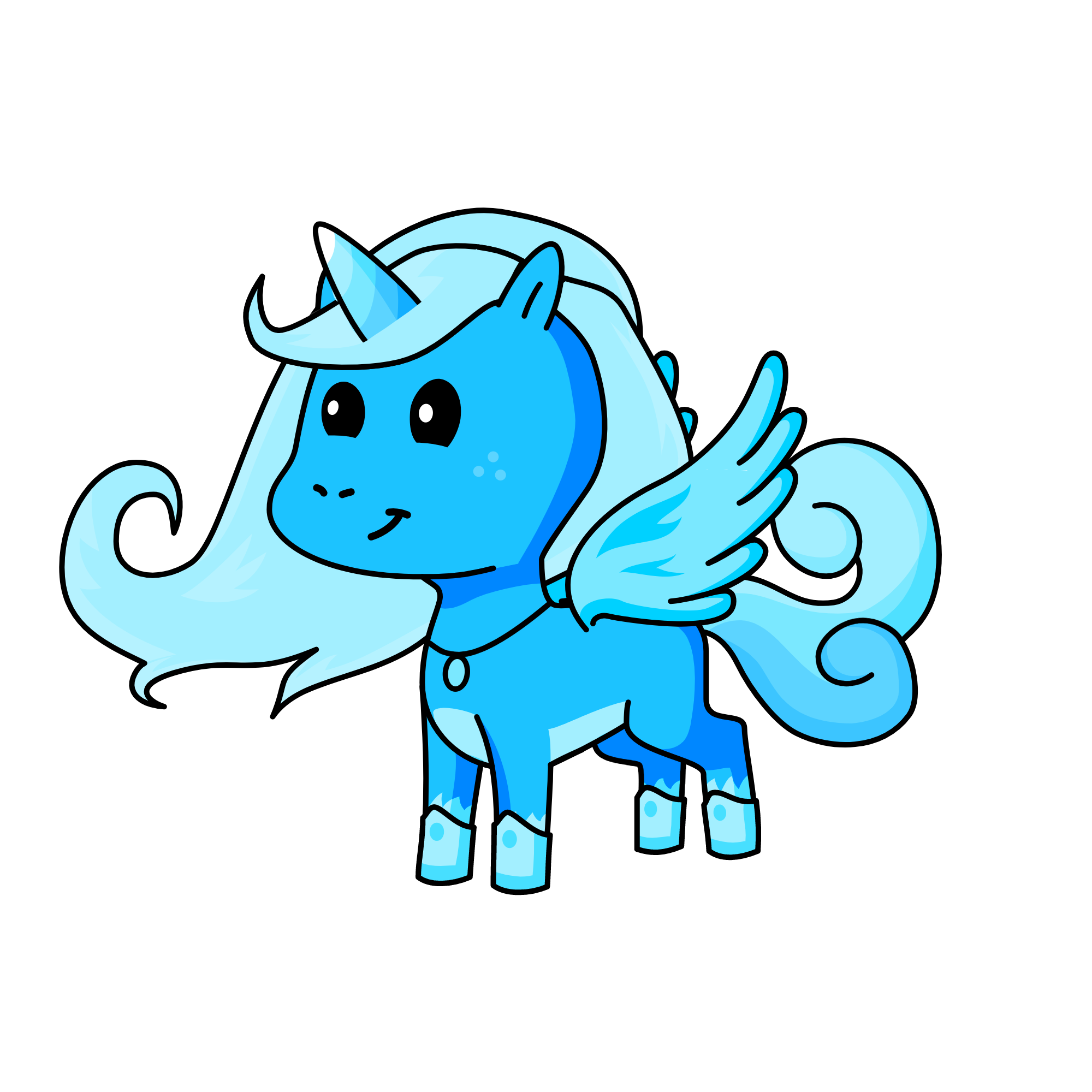 Rain, the unicorn