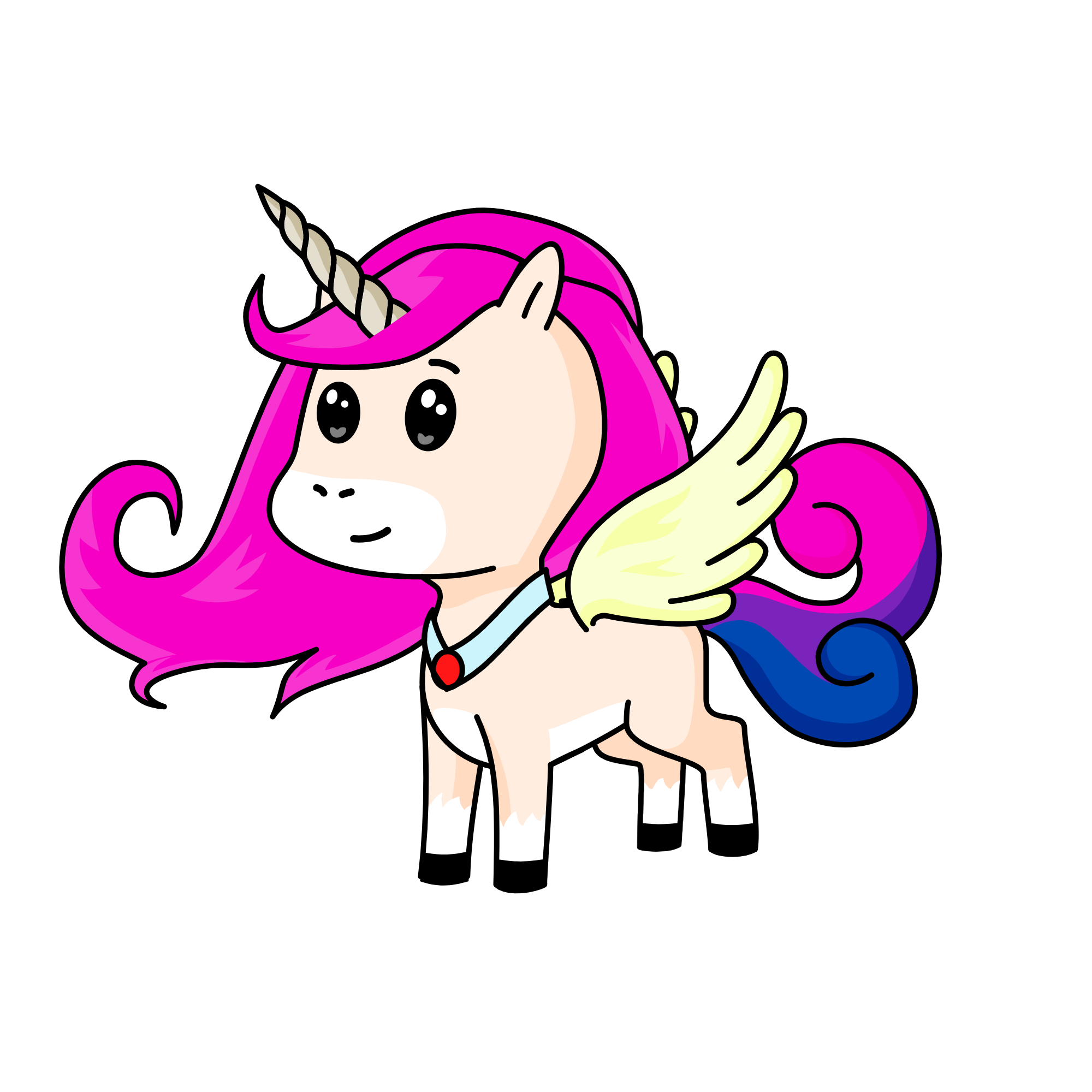 Raspberry, the unicorn