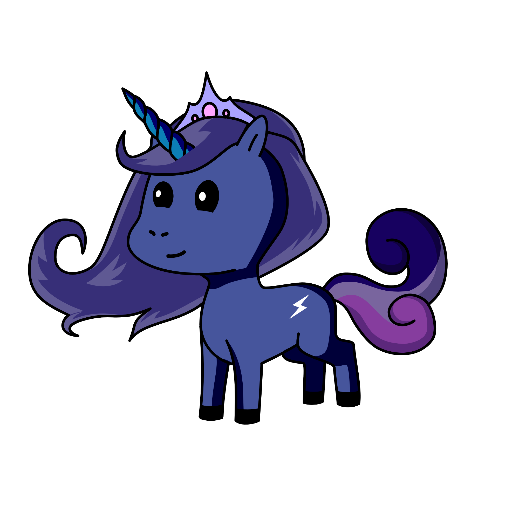 Midnight, the unicorn