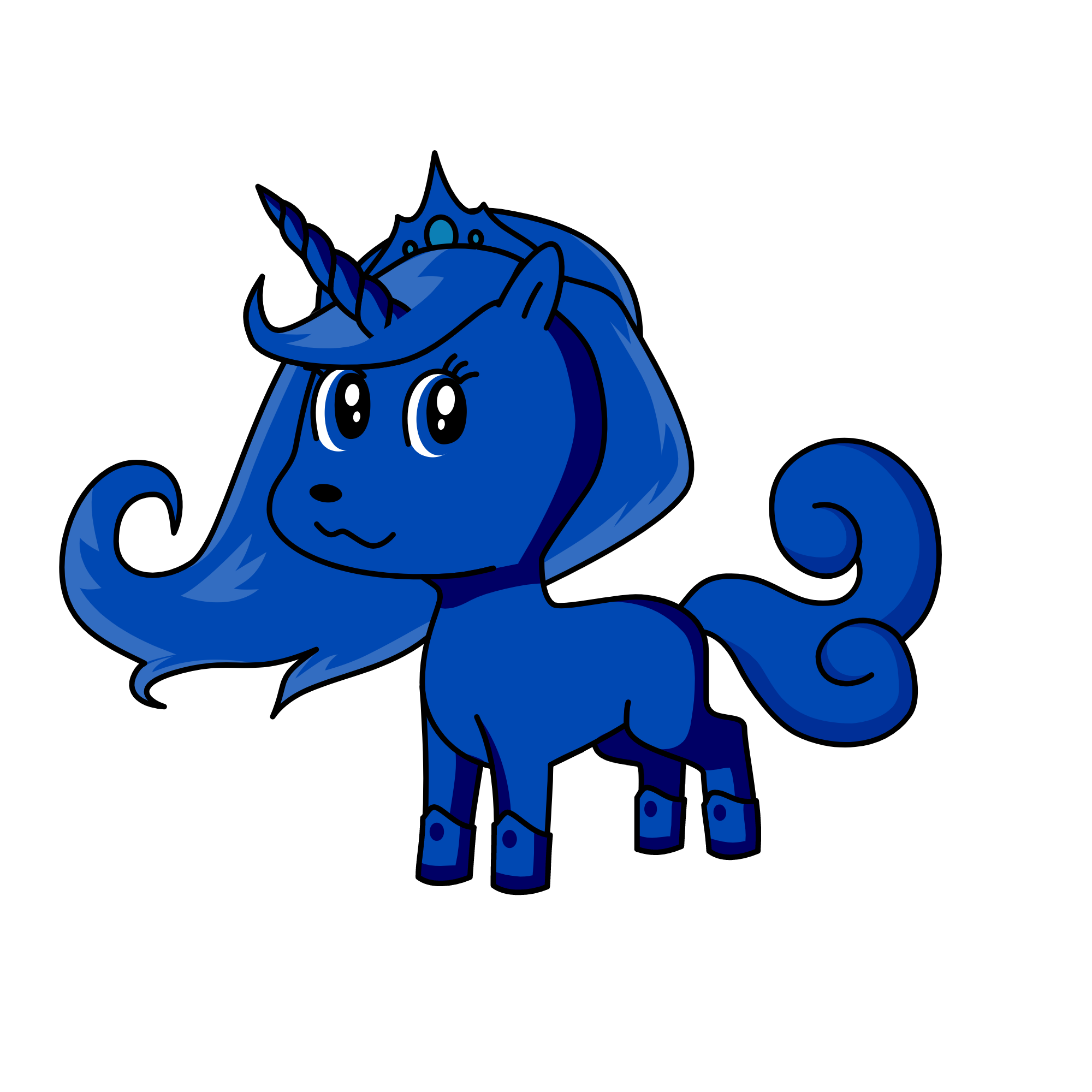 prinsesa luna, the unicorn