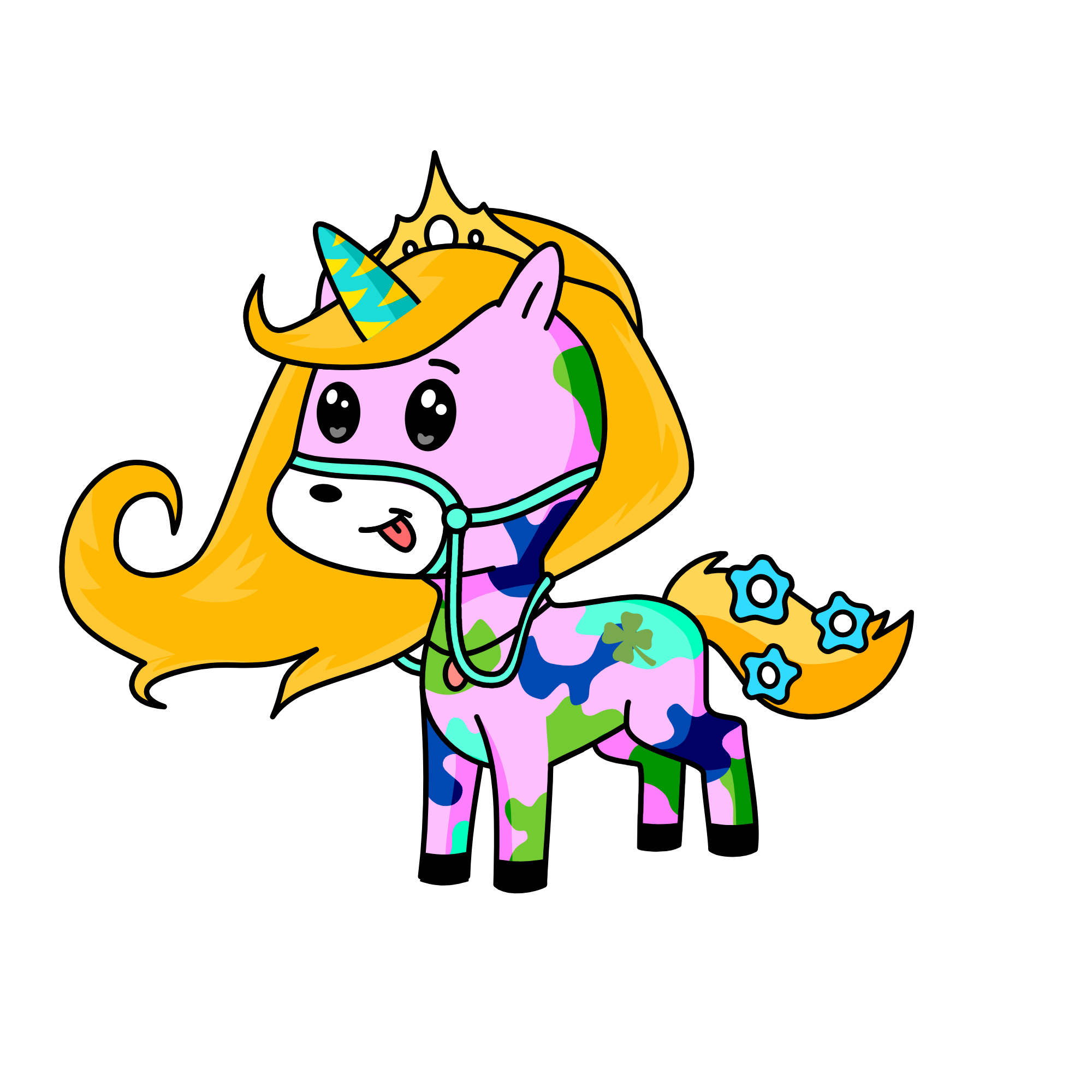 camo, the unicorn