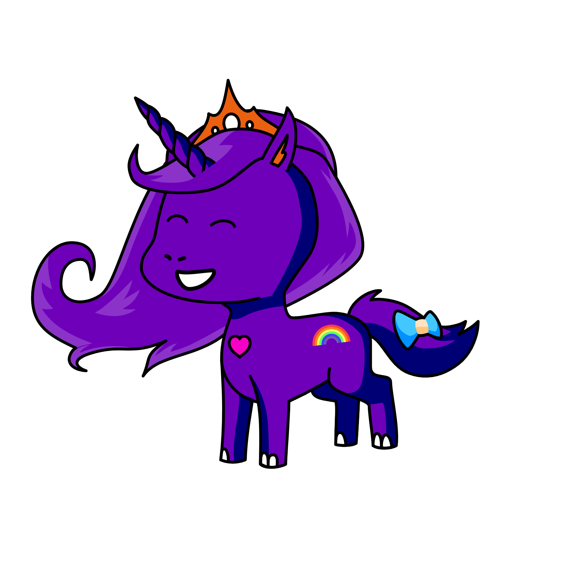 Purplecorn, the unicorn