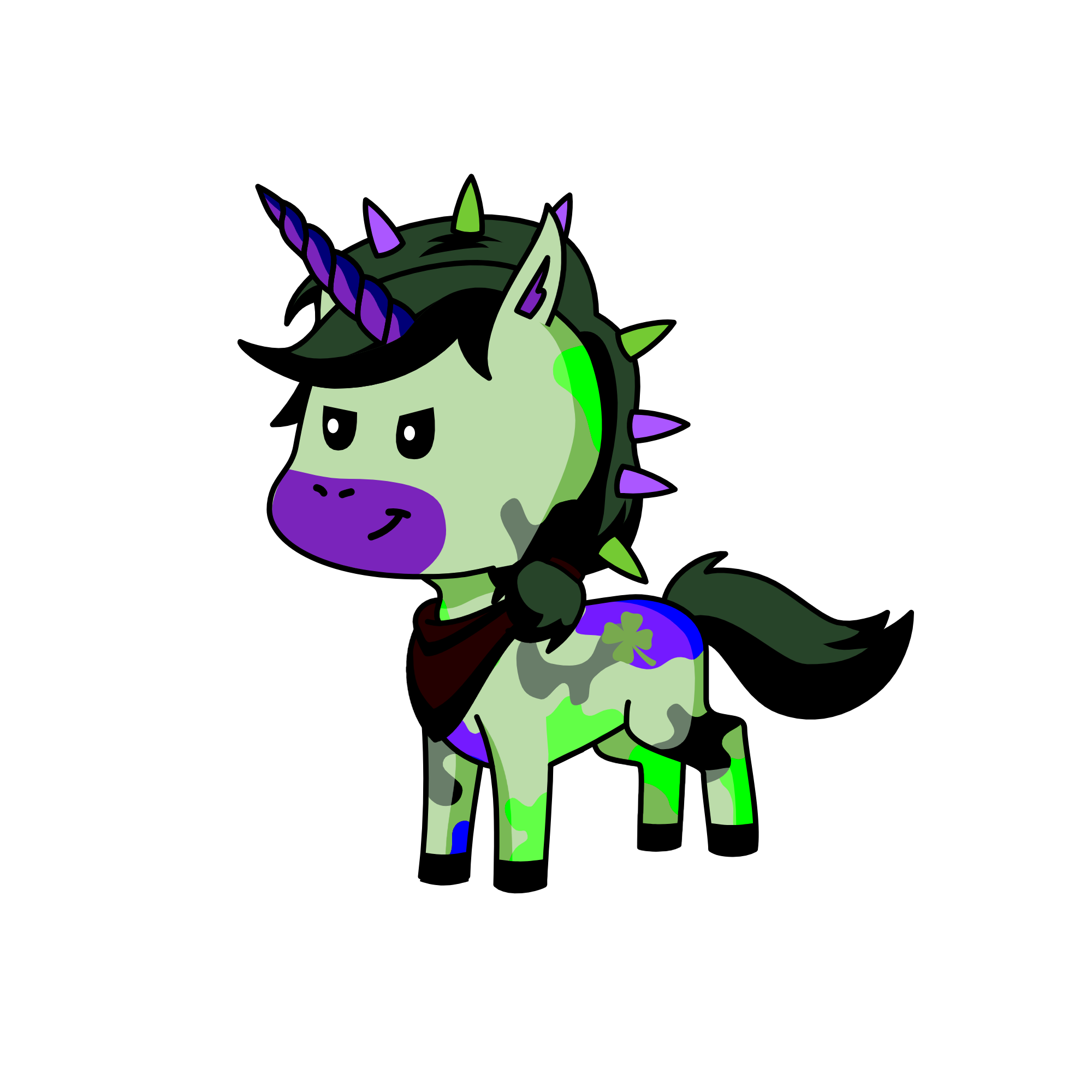 Dad, the unicorn
