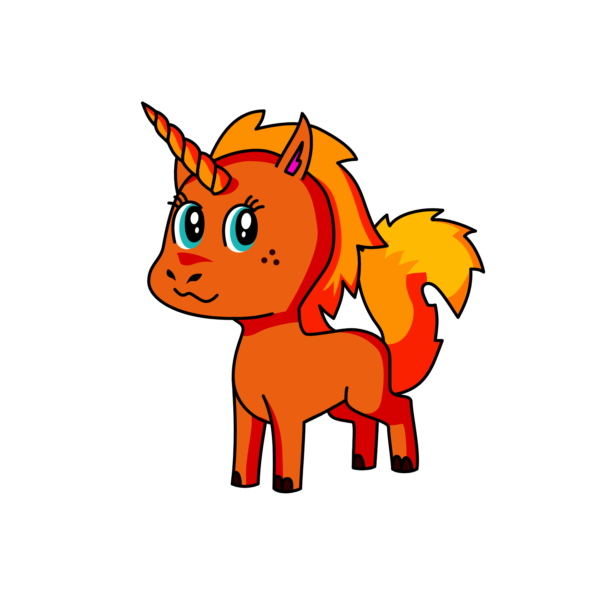 Foxy, the unicorn
