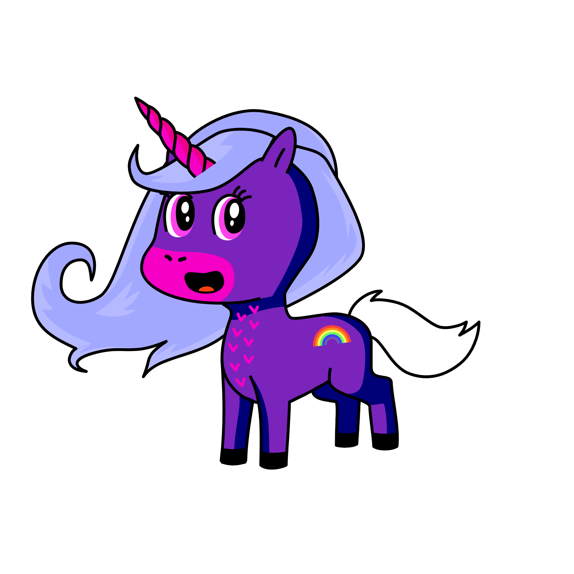MeMe, the unicorn
