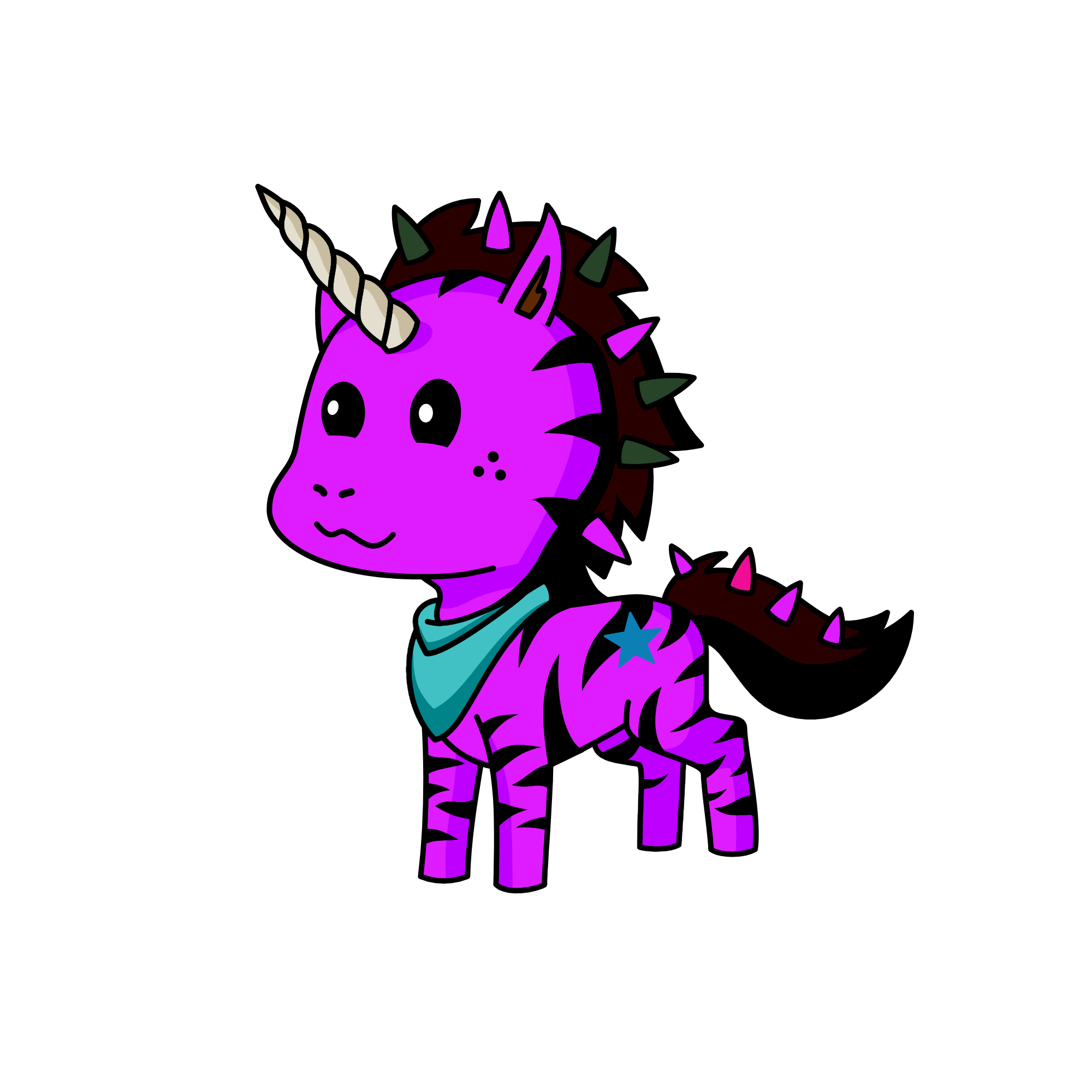 punky, the unicorn