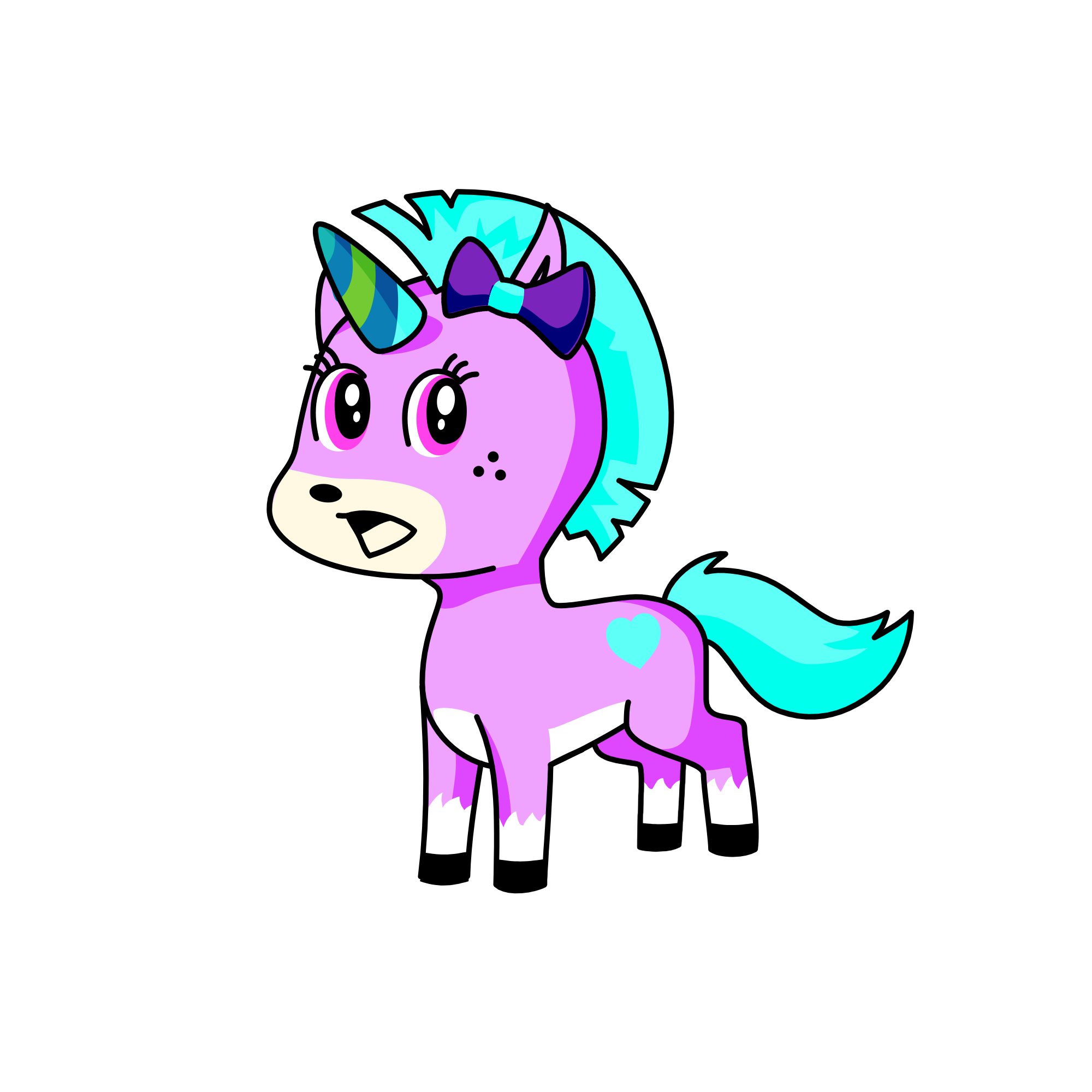 sparkles, the unicorn