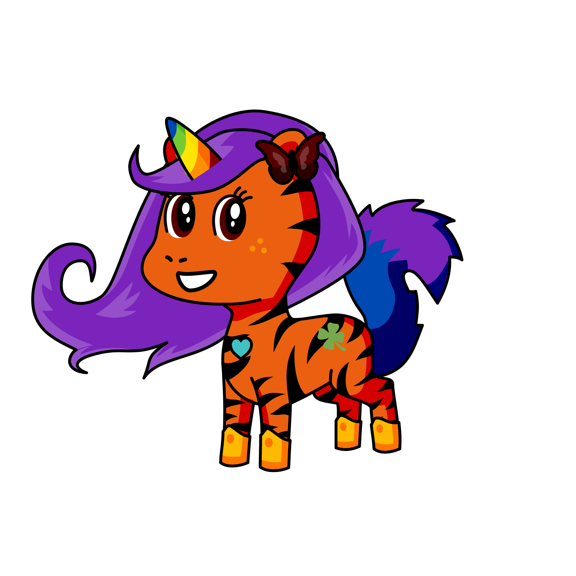 Amber, the unicorn