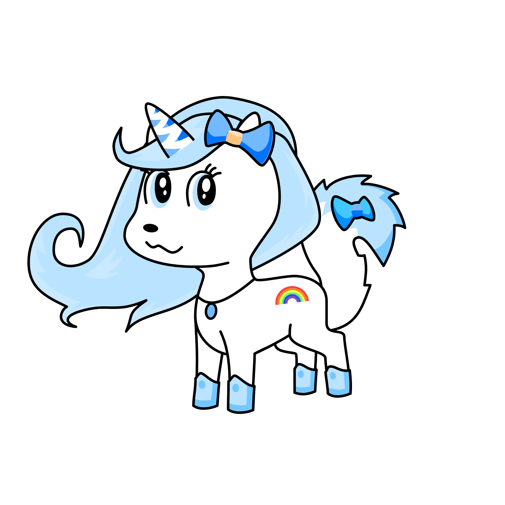 cluody, the unicorn