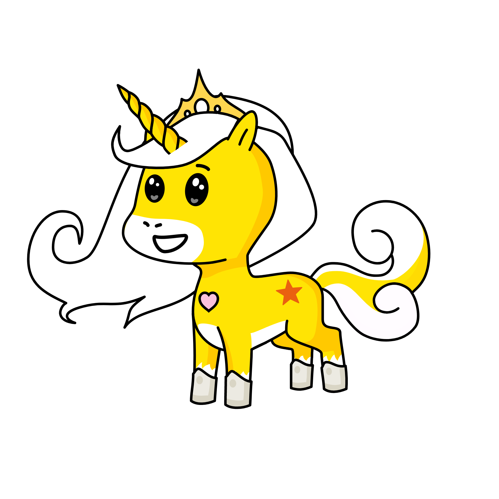 Sunrise, the unicorn