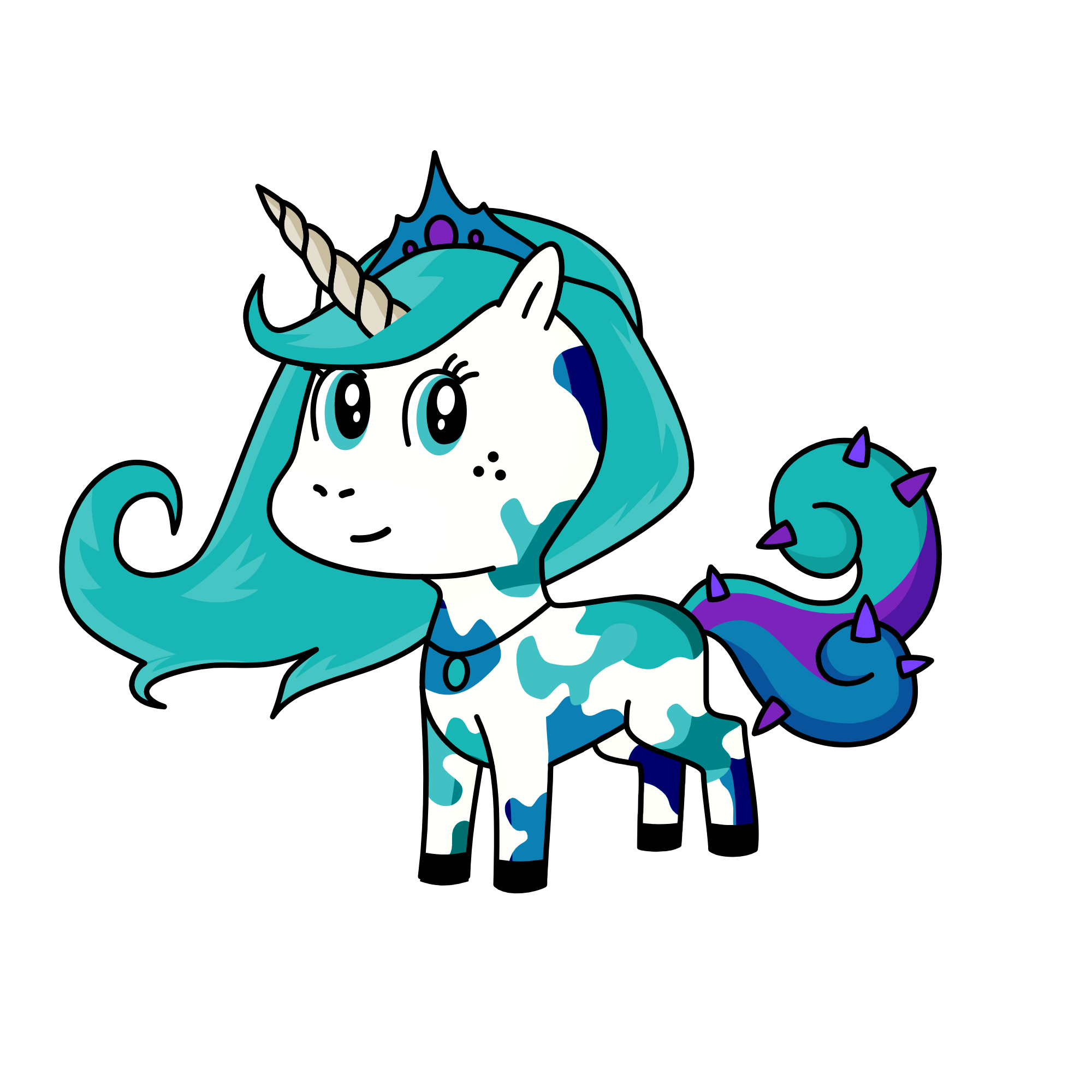 ice queen, the unicorn