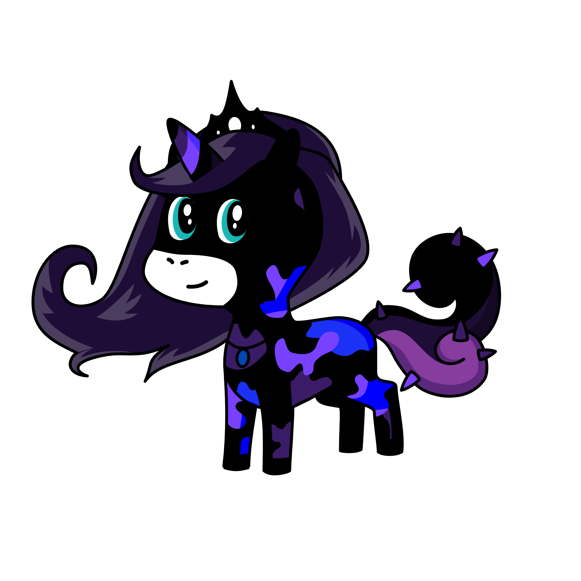 dark night, the unicorn
