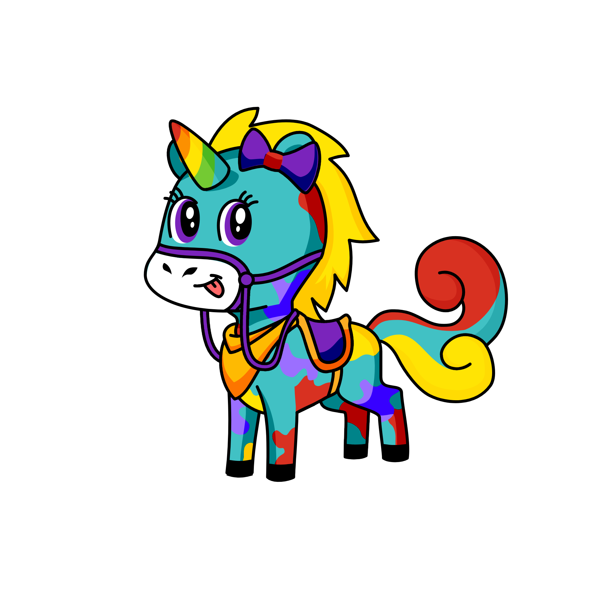 Fluffy, the unicorn