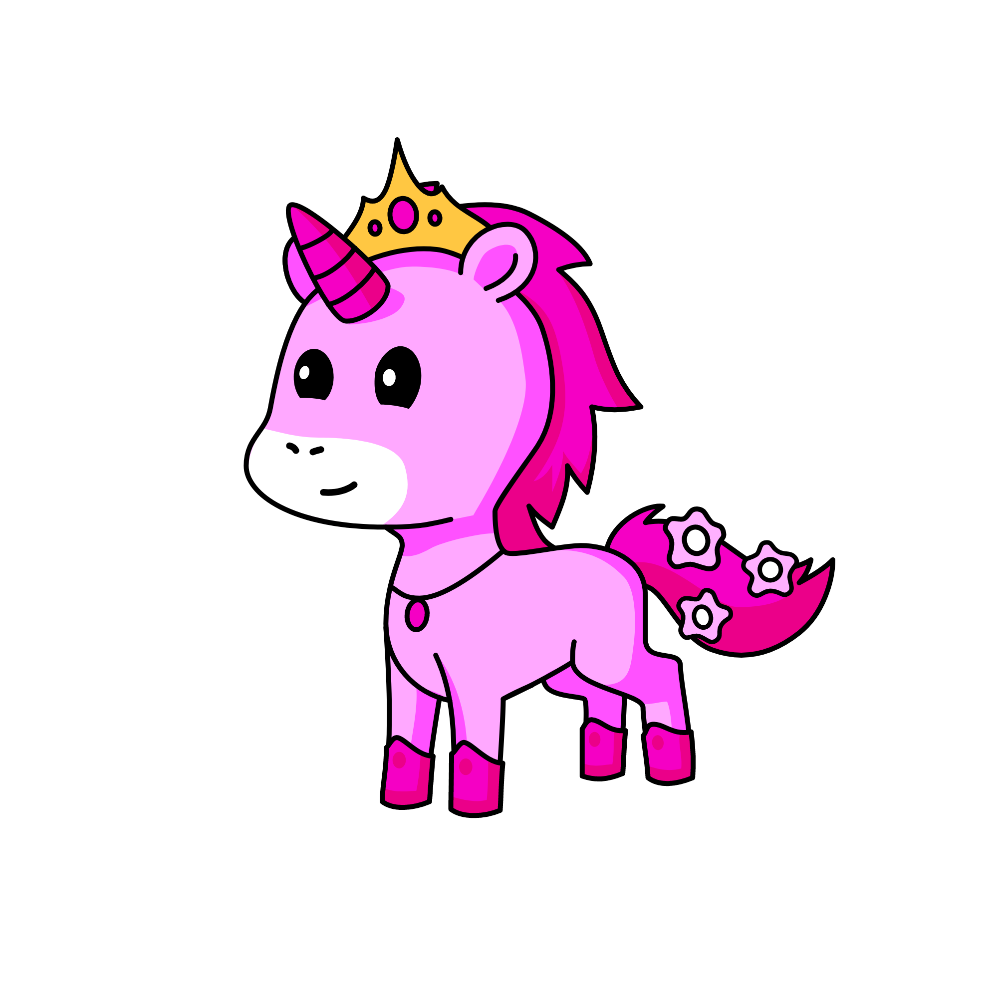 Pinky, the unicorn