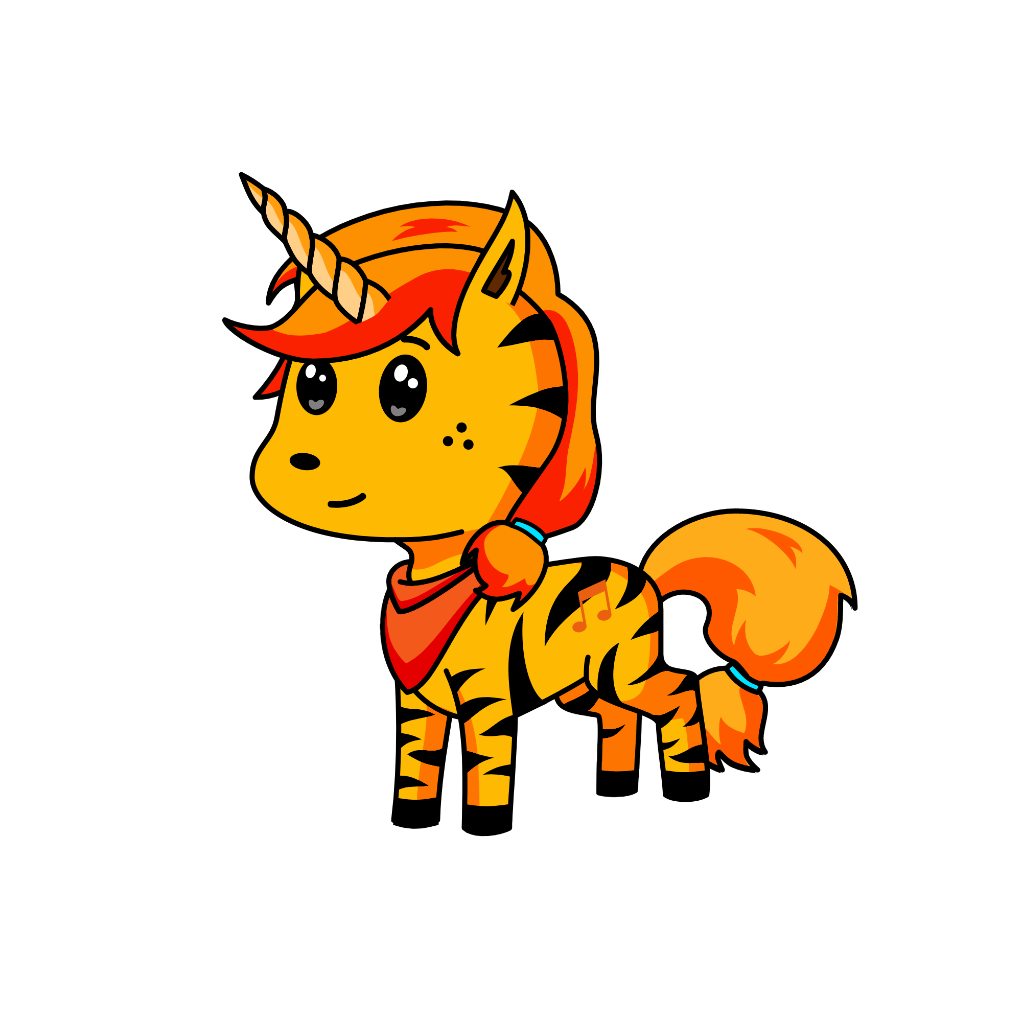 Foxy, the unicorn