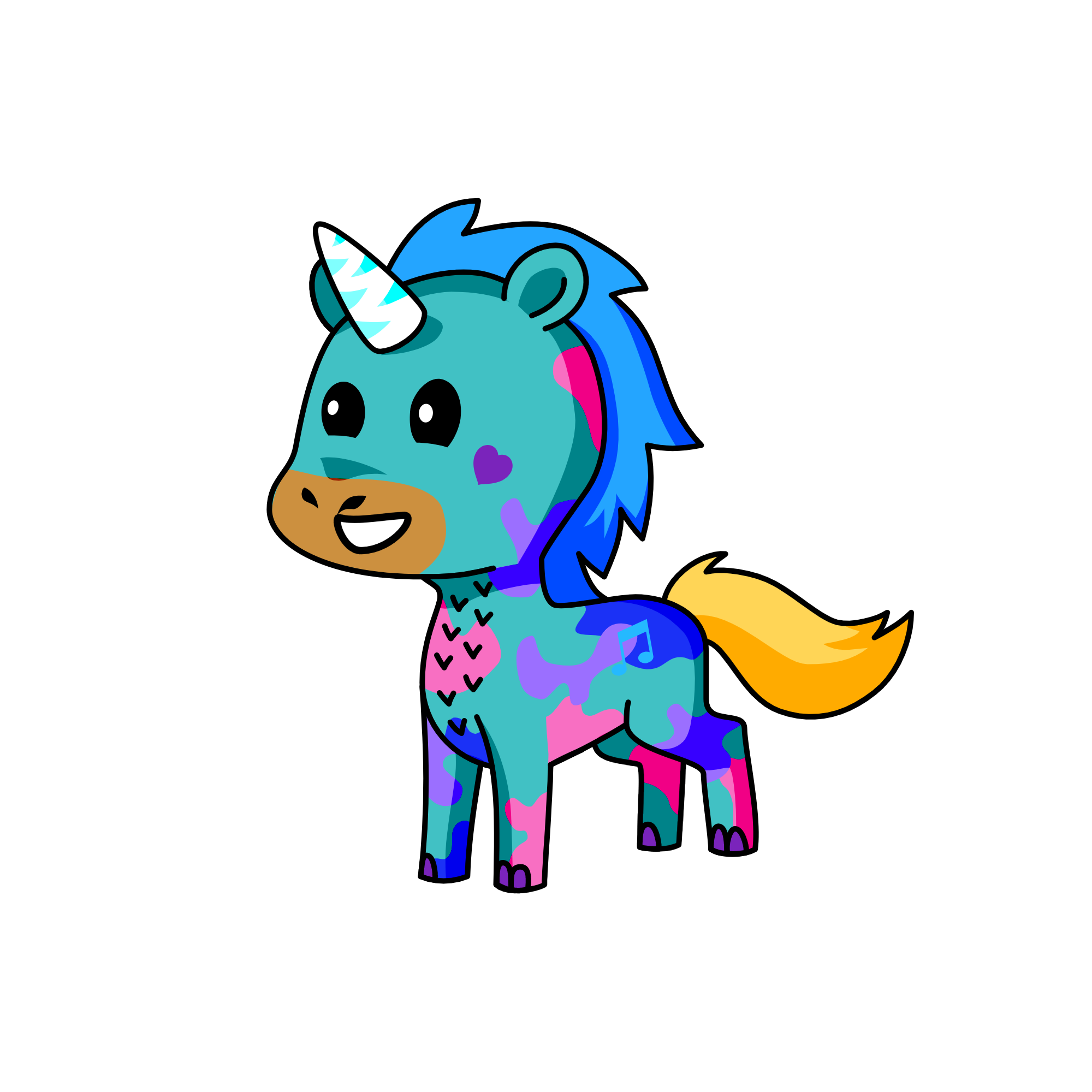 Tiger, the unicorn