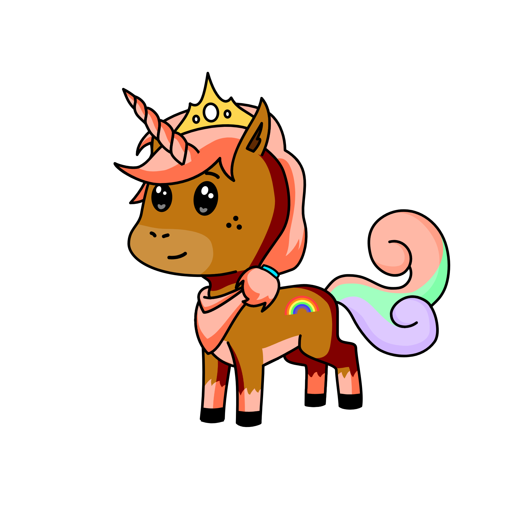 Crystal, the unicorn