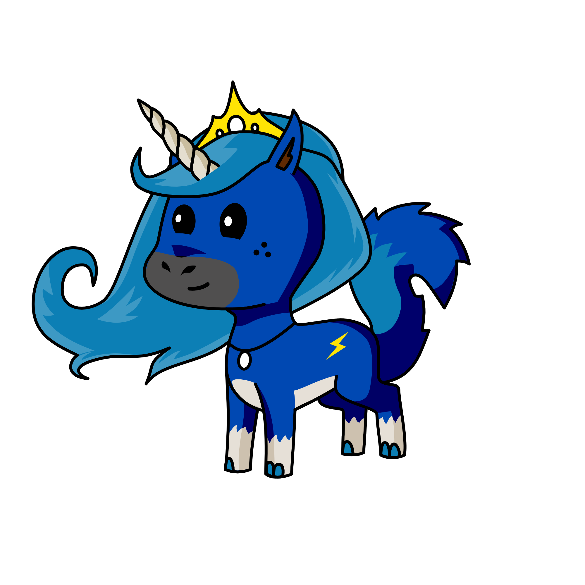Moon, the unicorn