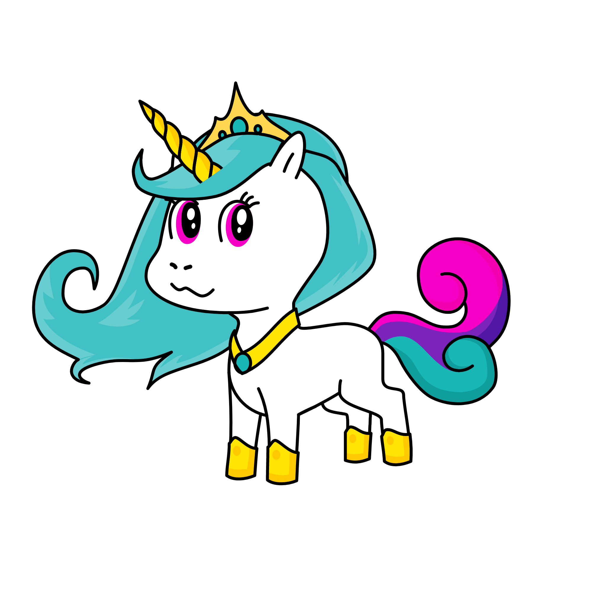 prnsesa celestia, the unicorn