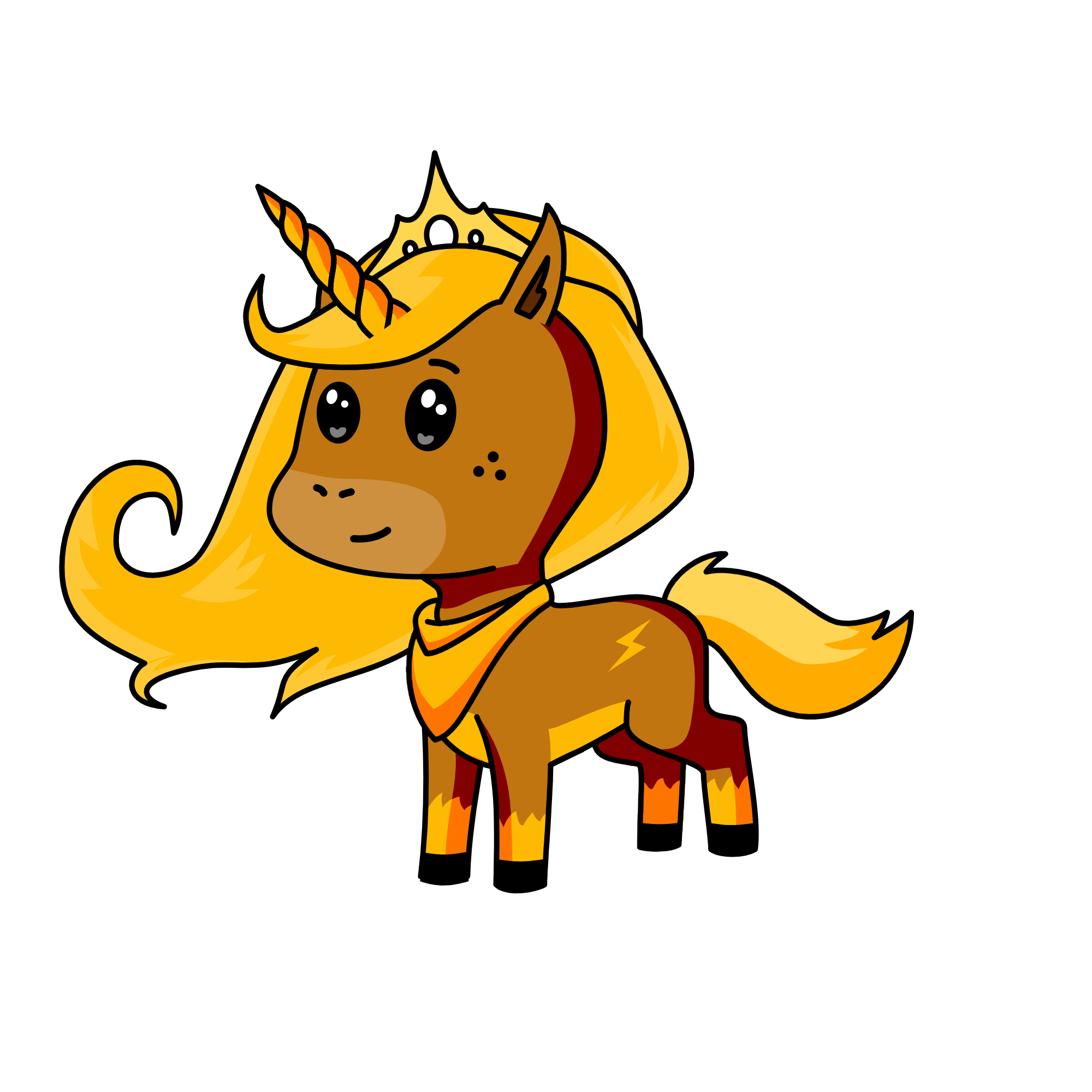Lightning, the unicorn