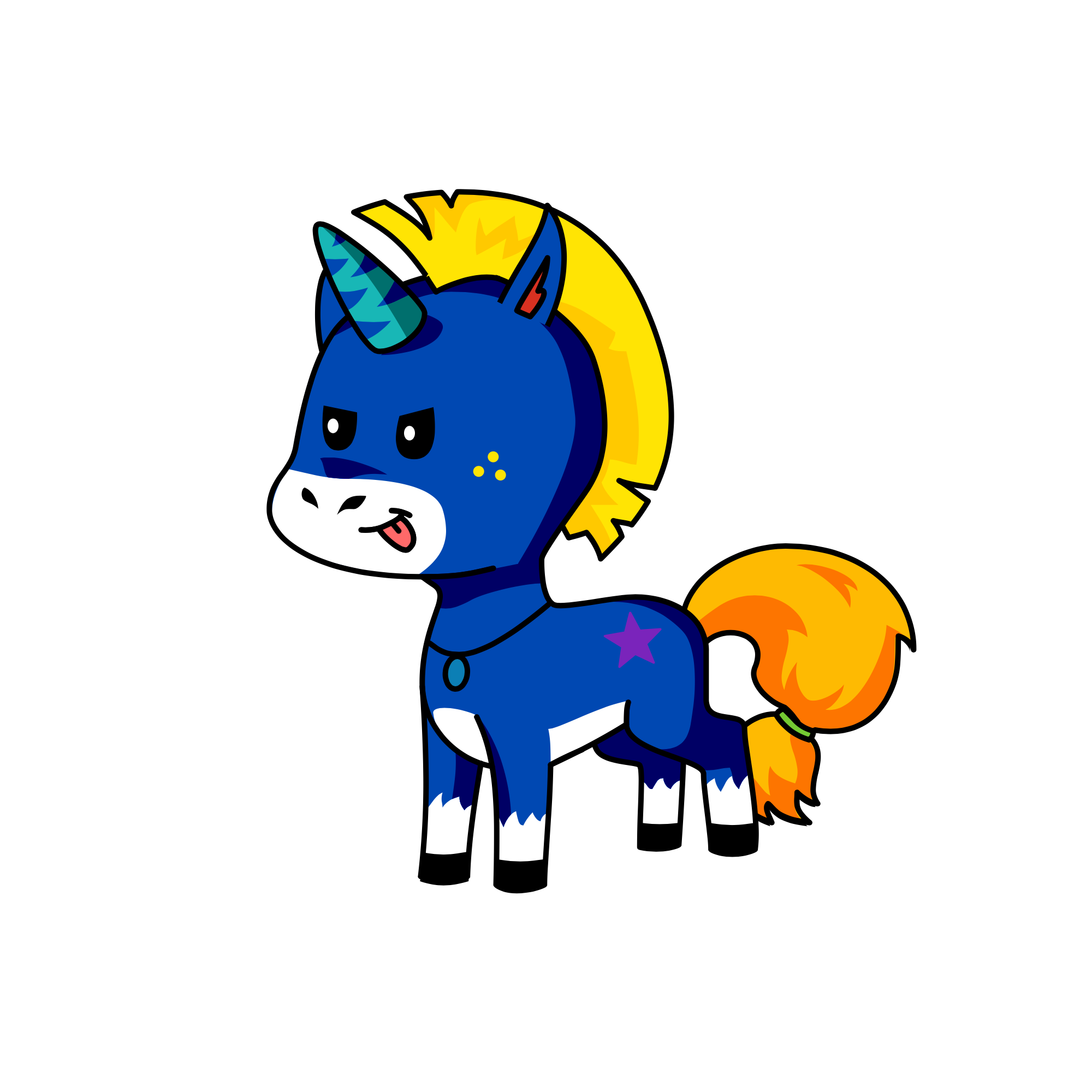 f, the unicorn
