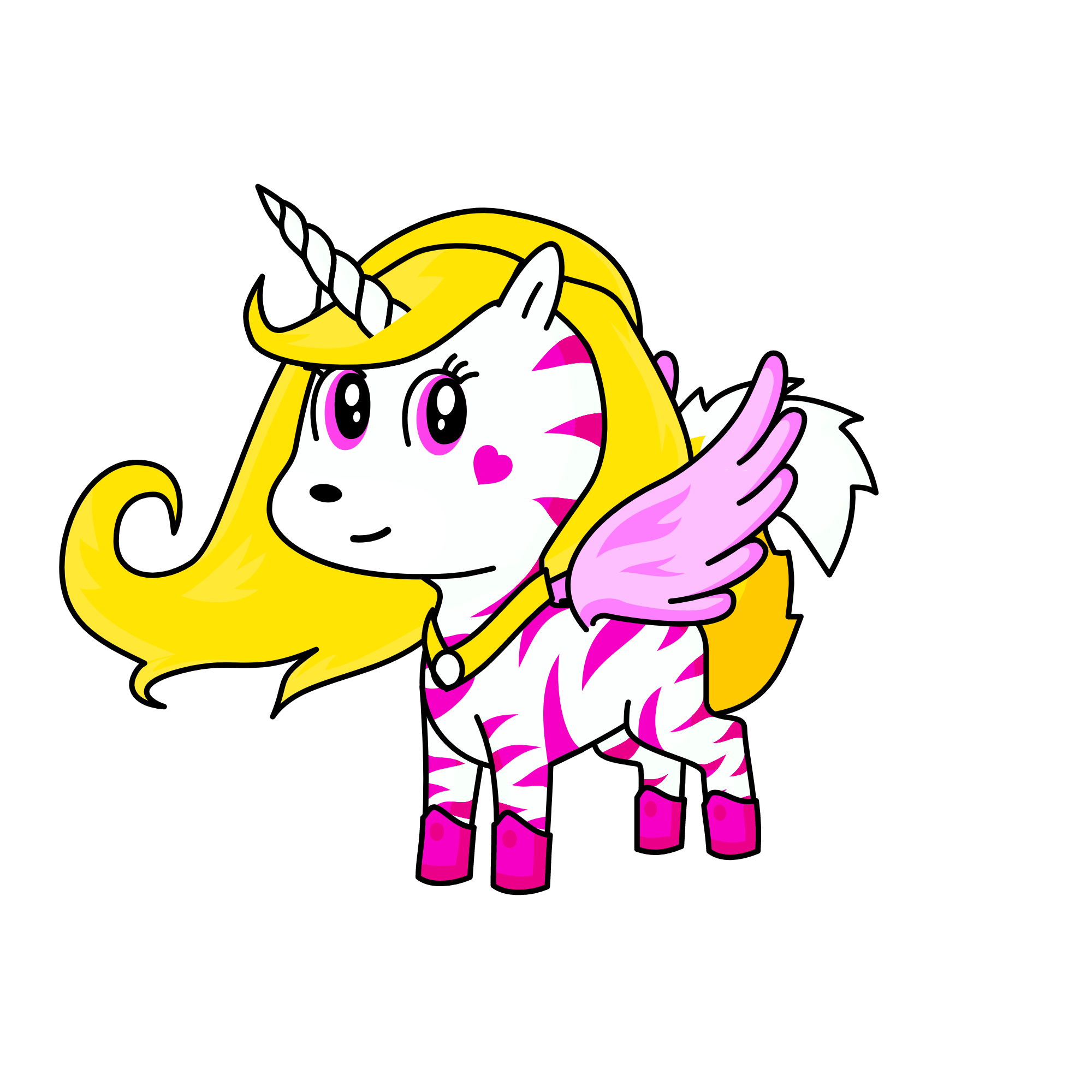 Blask, the unicorn