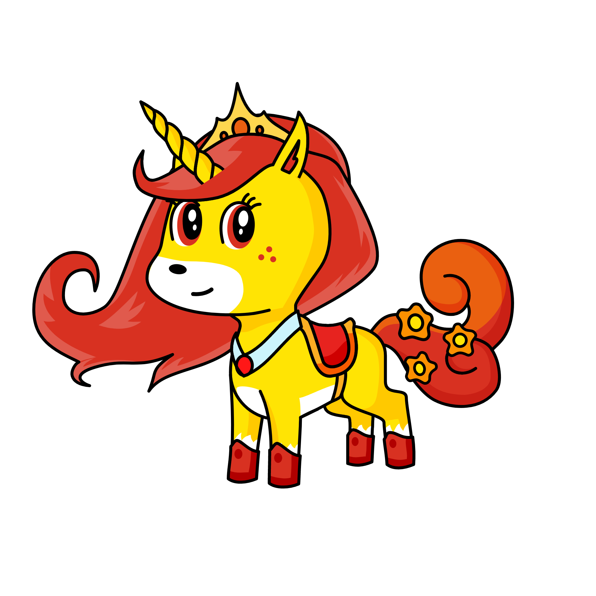 Sahara, the unicorn