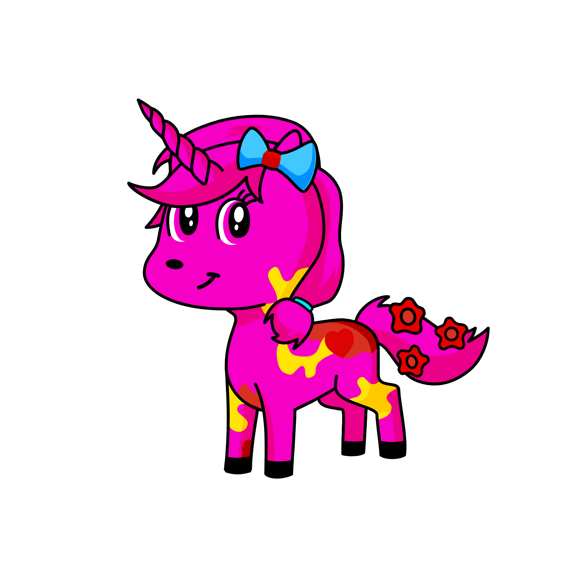 pinky, the unicorn