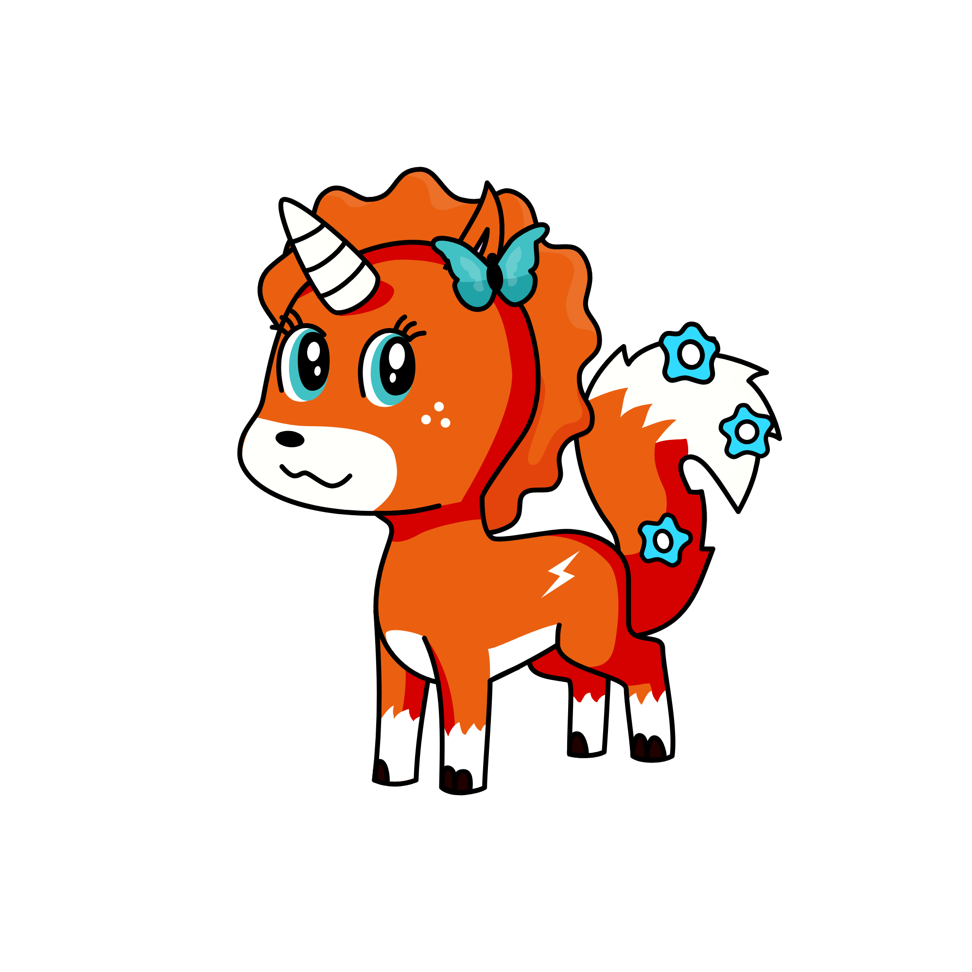 foxy, the unicorn