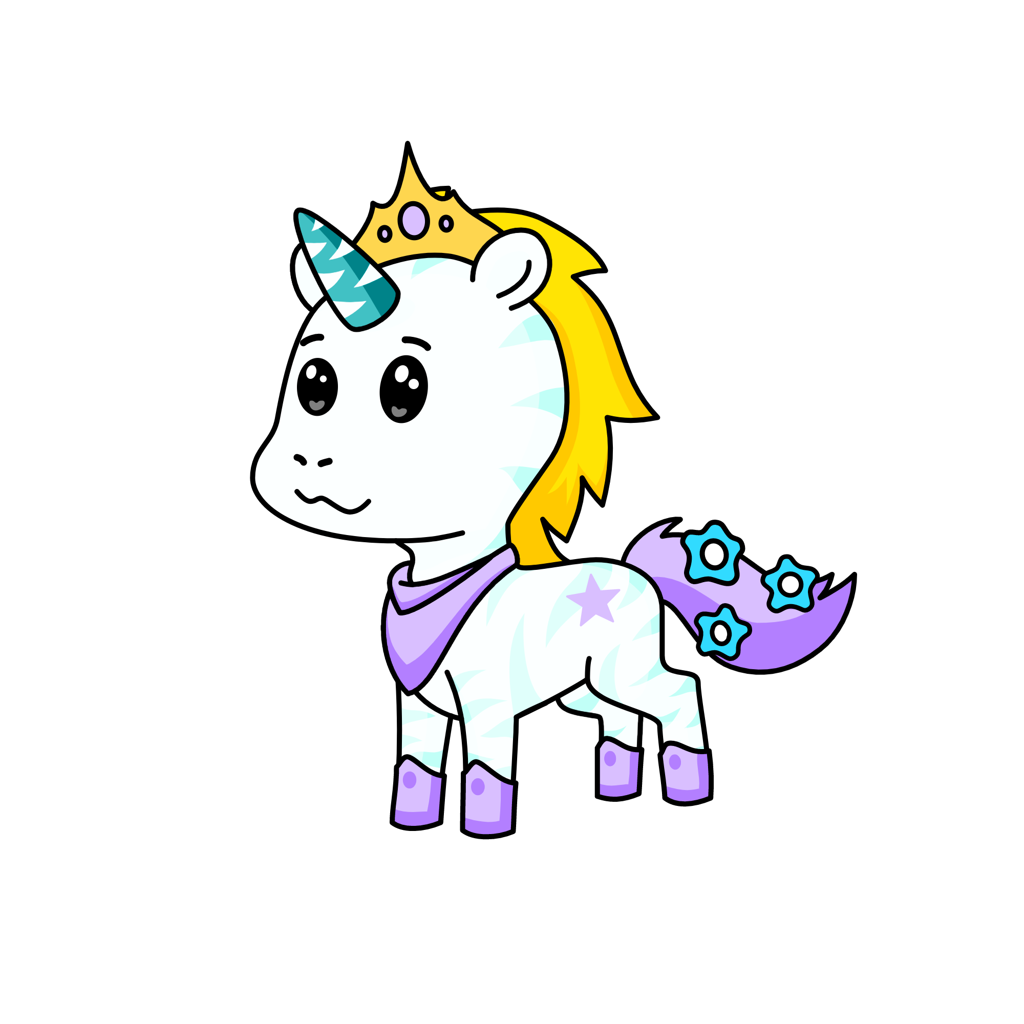 Milky, the unicorn