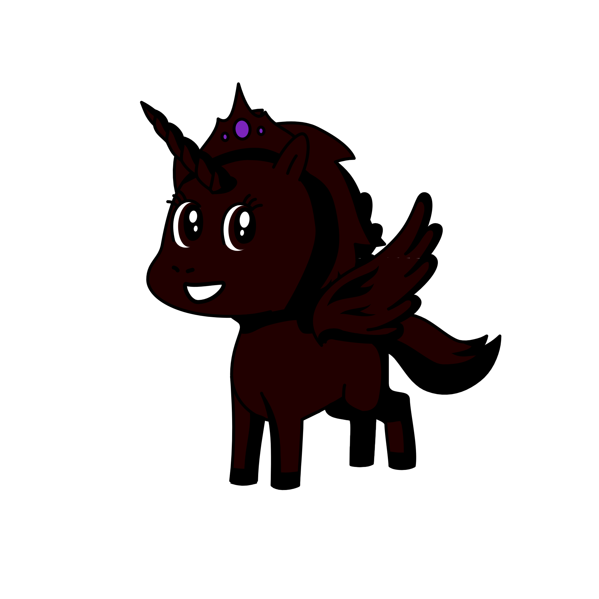 Princess Shadow, the unicorn