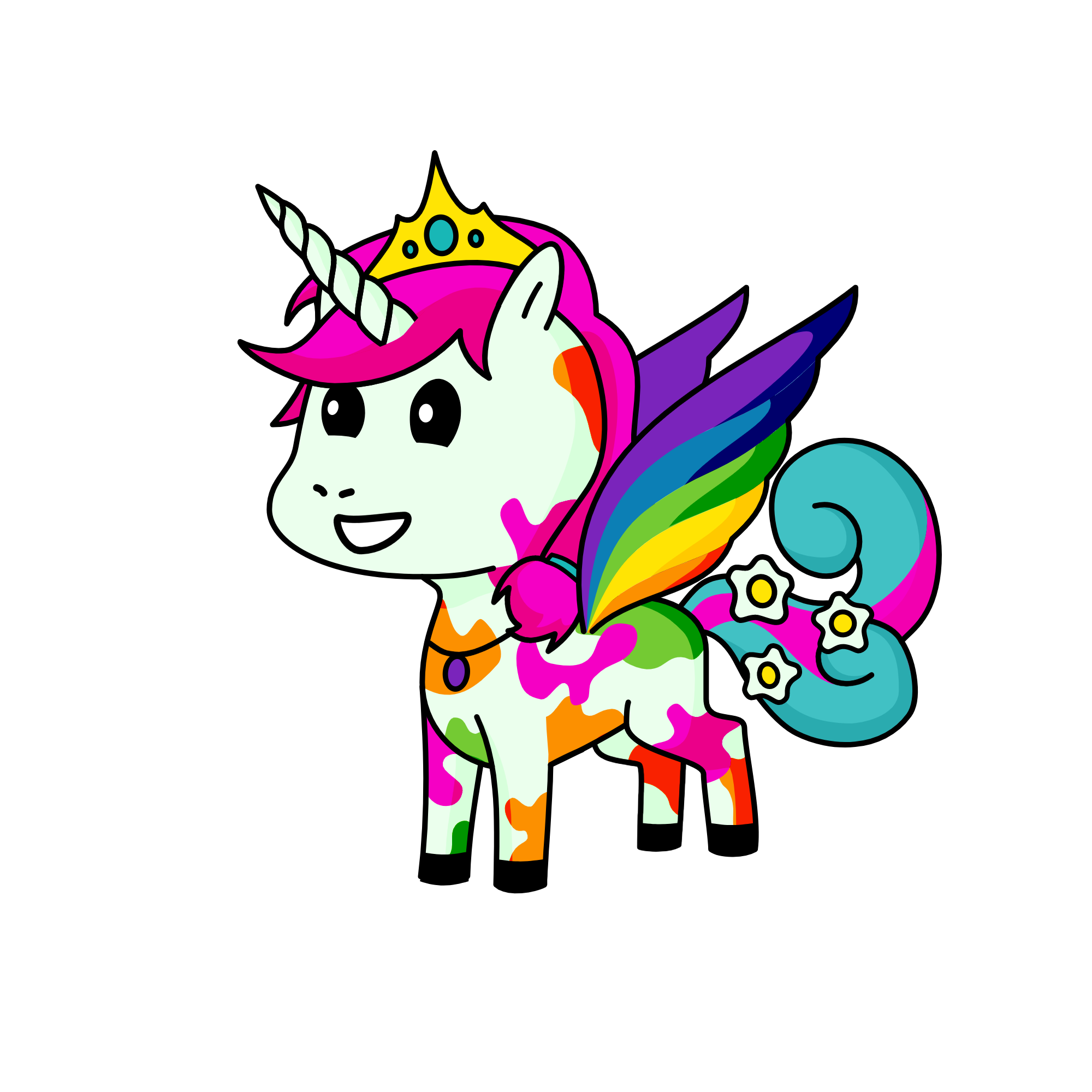 Sunshine, the unicorn