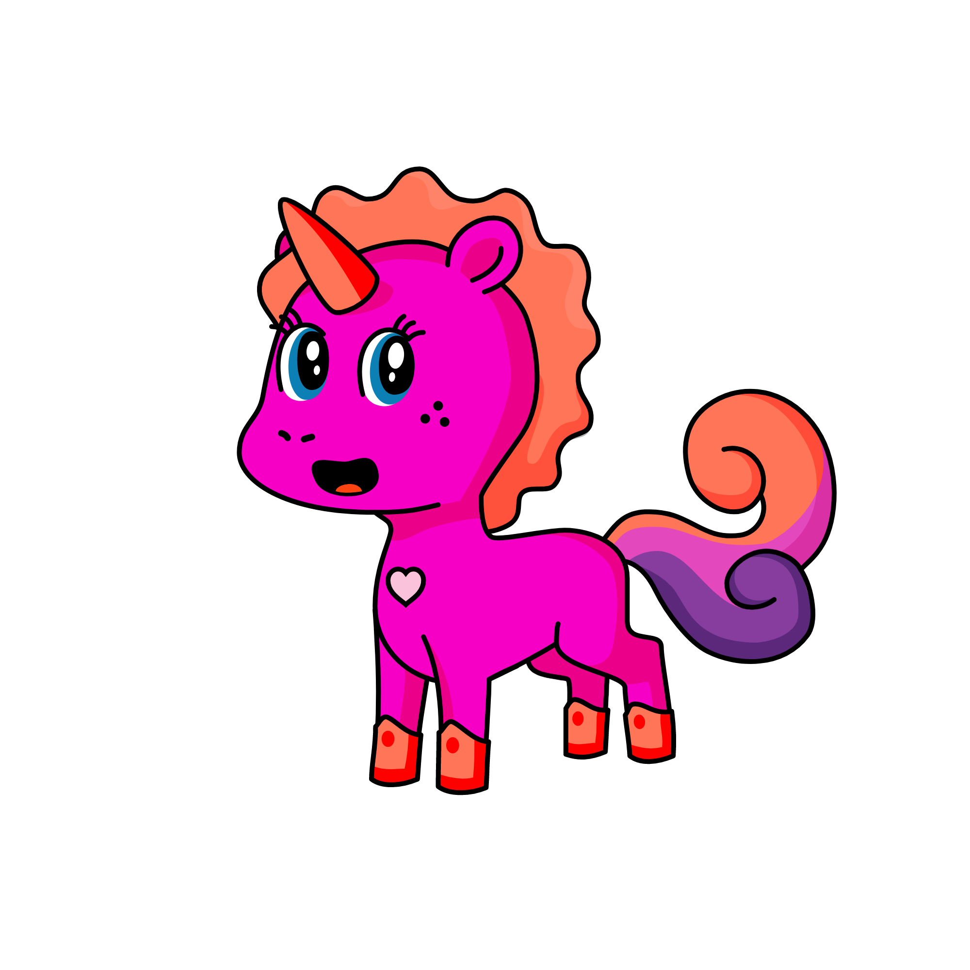 pinkie pie, the unicorn