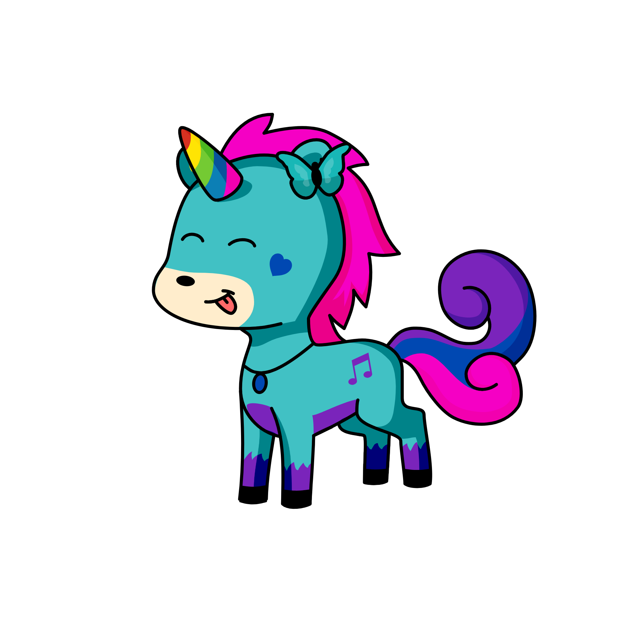 Jimin's coco mochi, the unicorn