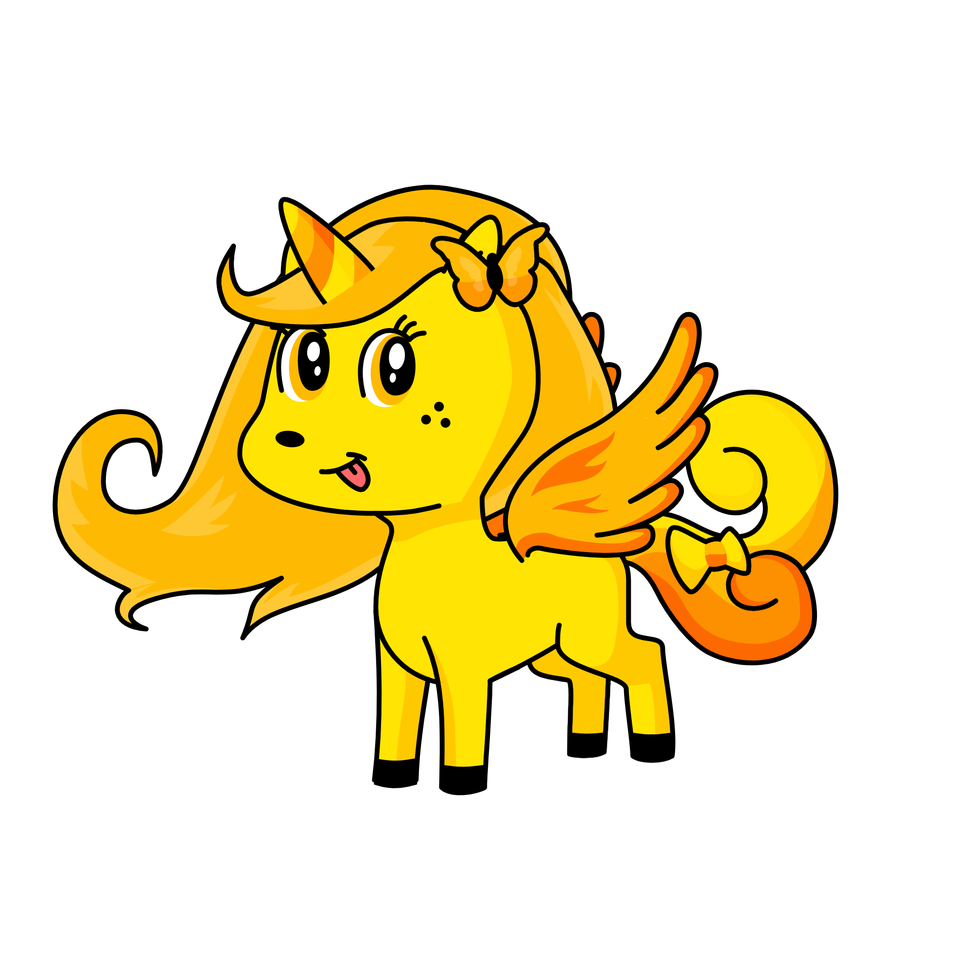 Sunny Days, the unicorn