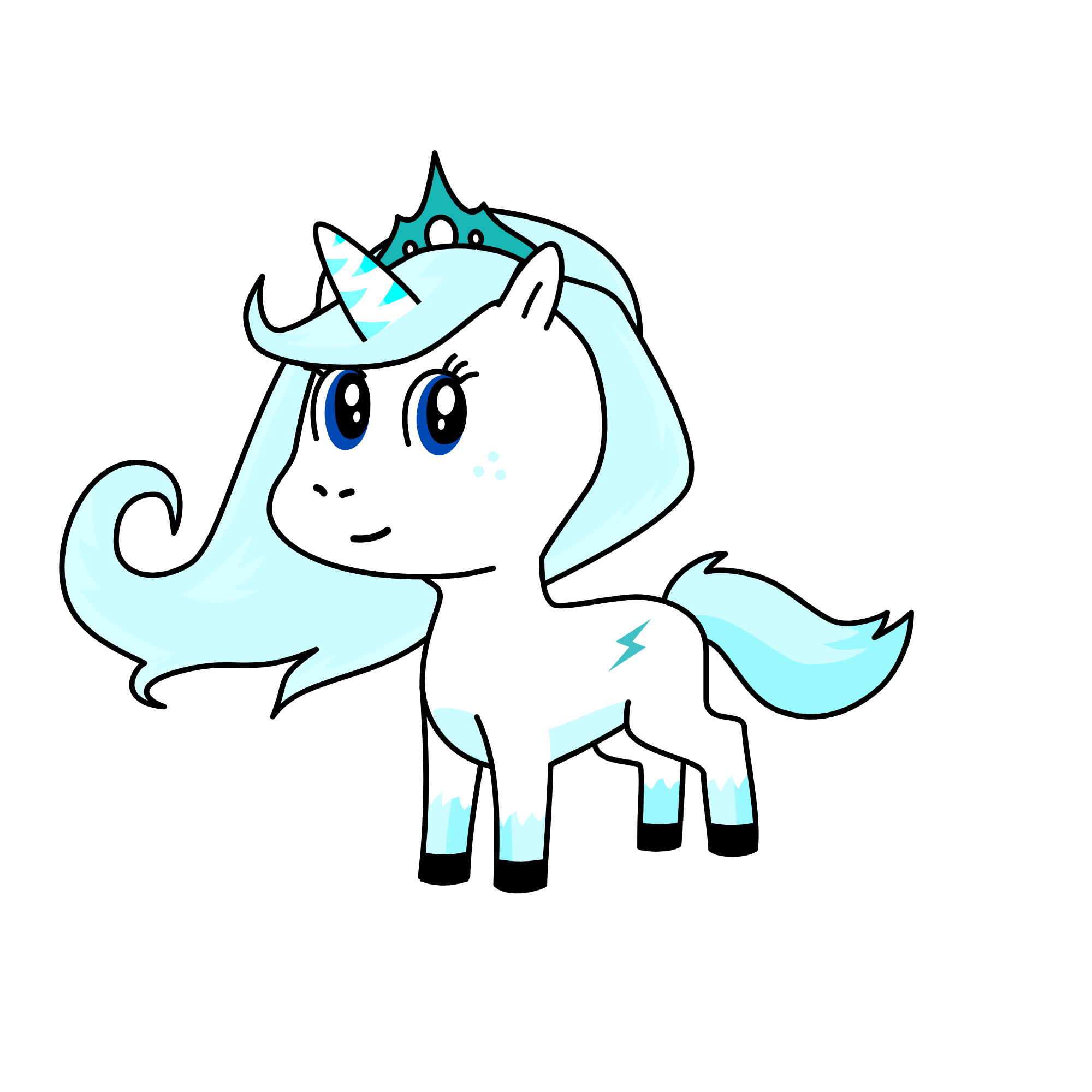 Princess Snow, the unicorn