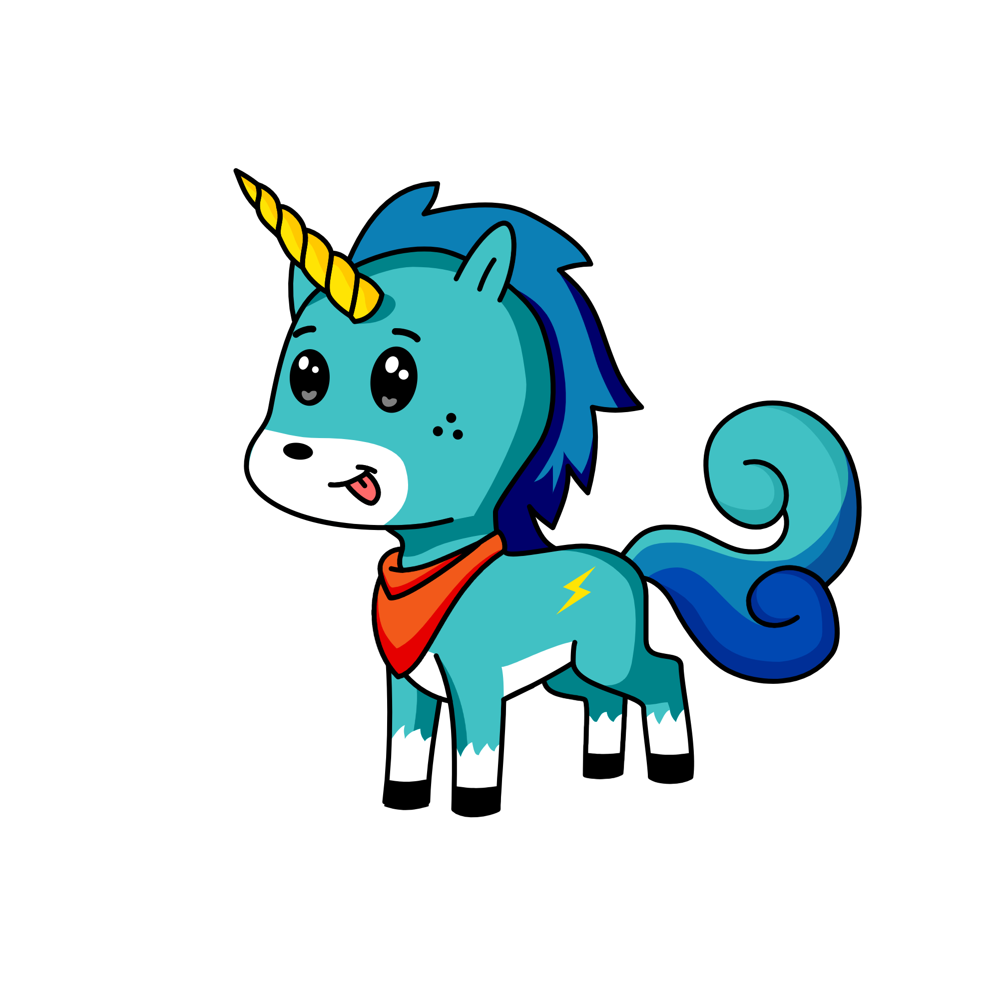 Midnight, the unicorn
